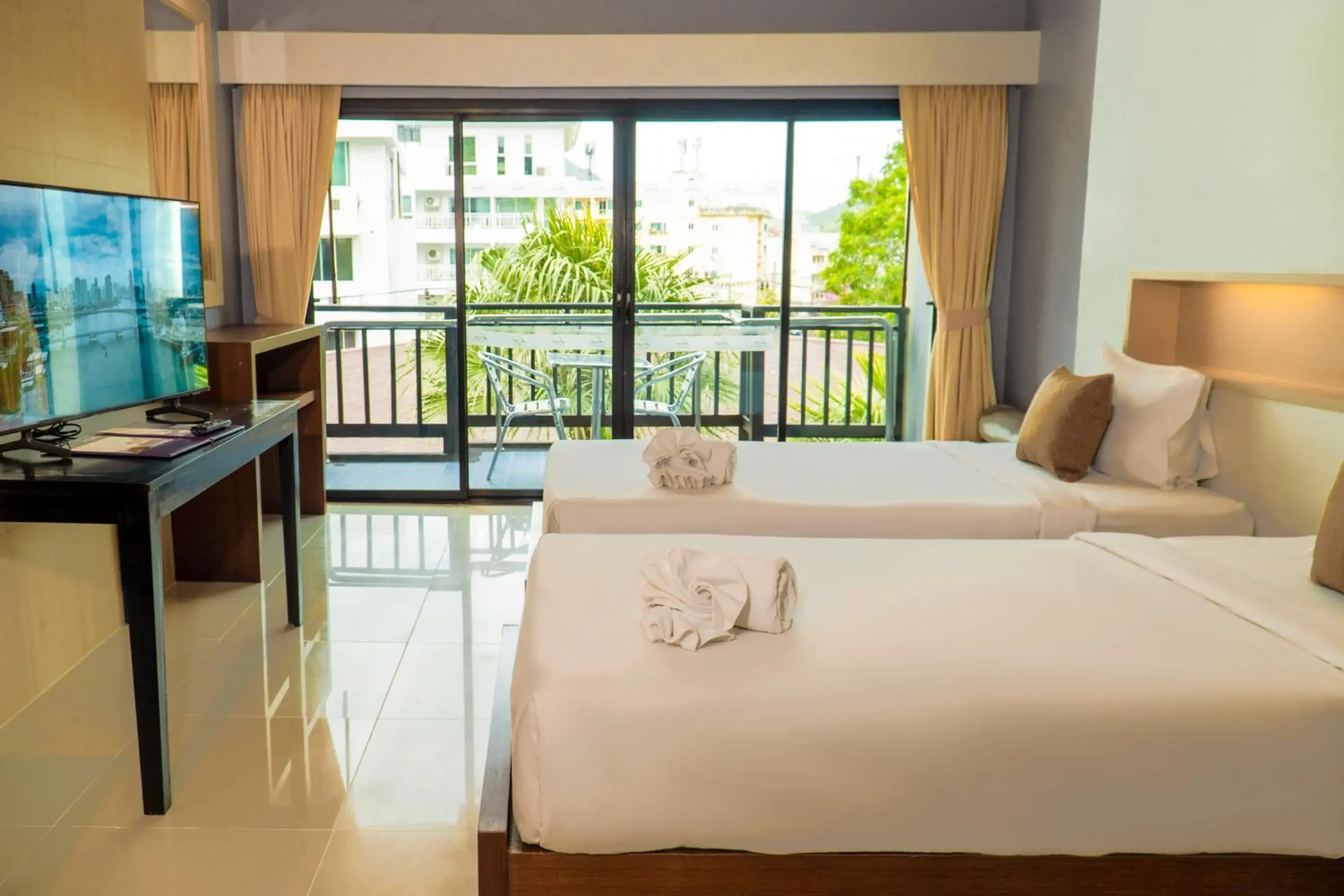 Bed in Phuvaree Resort Bed in Phuvaree Resort