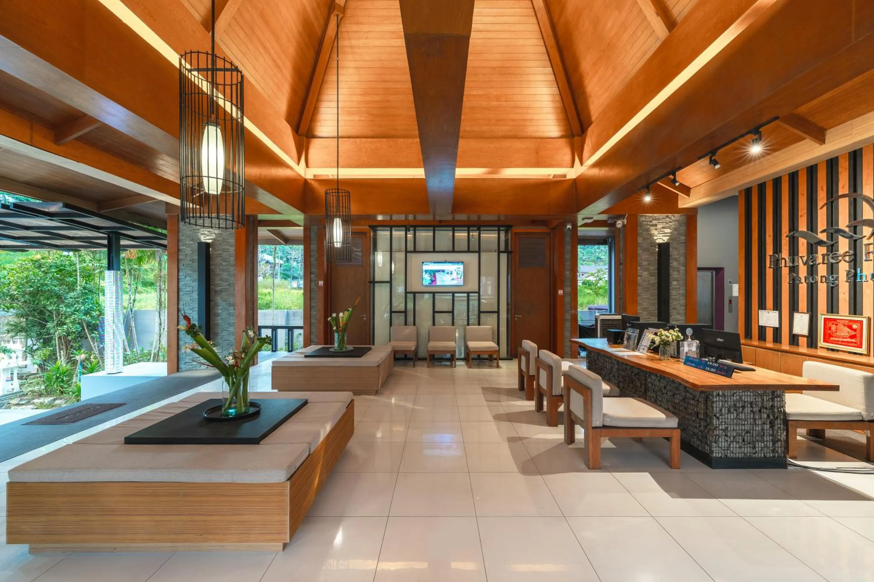 Lobby or reception in Phuvaree Resort