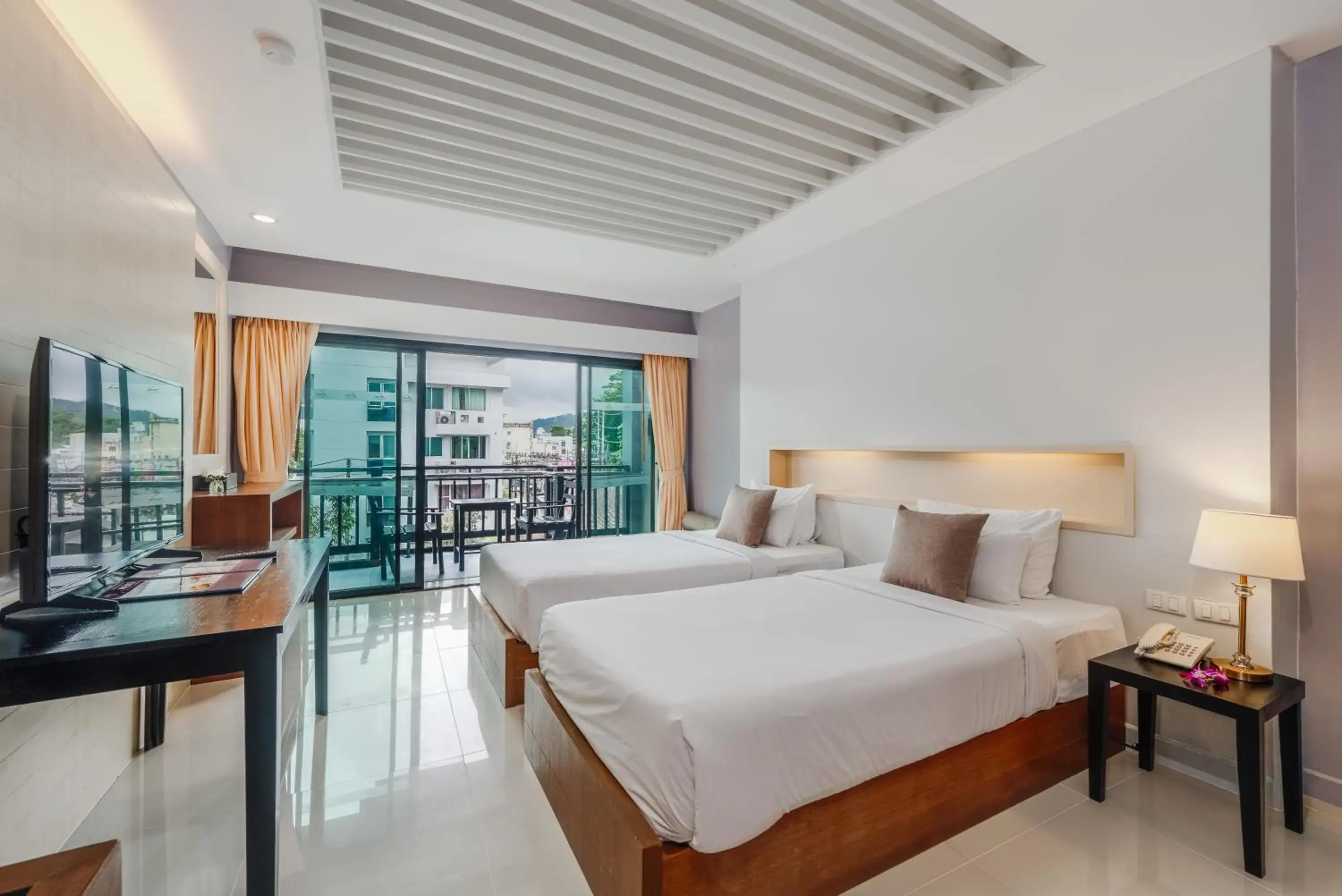 Bed in Phuvaree Resort Bed in Phuvaree Resort