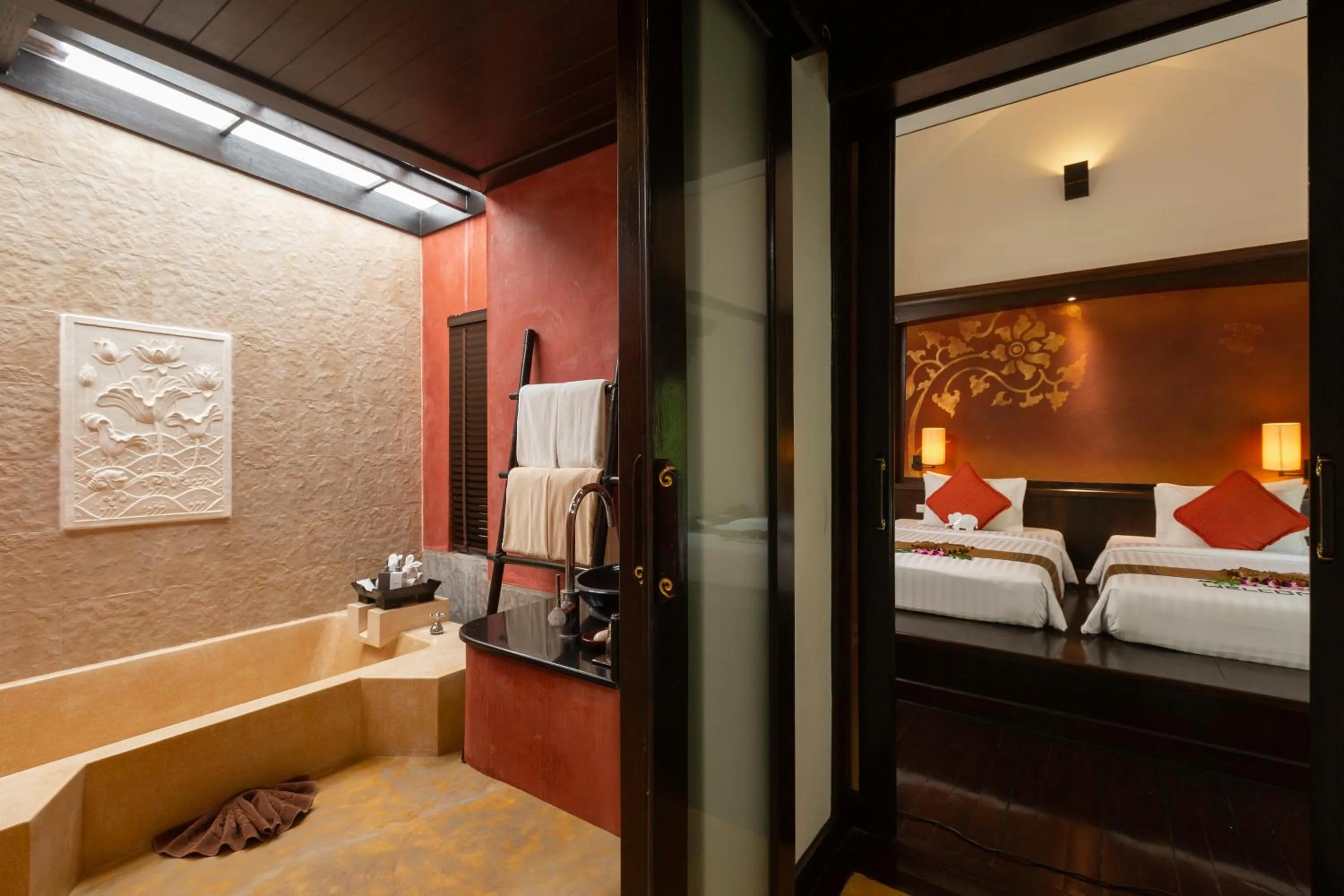 Bathroom, Bed in The Village Resort - SHA Plus