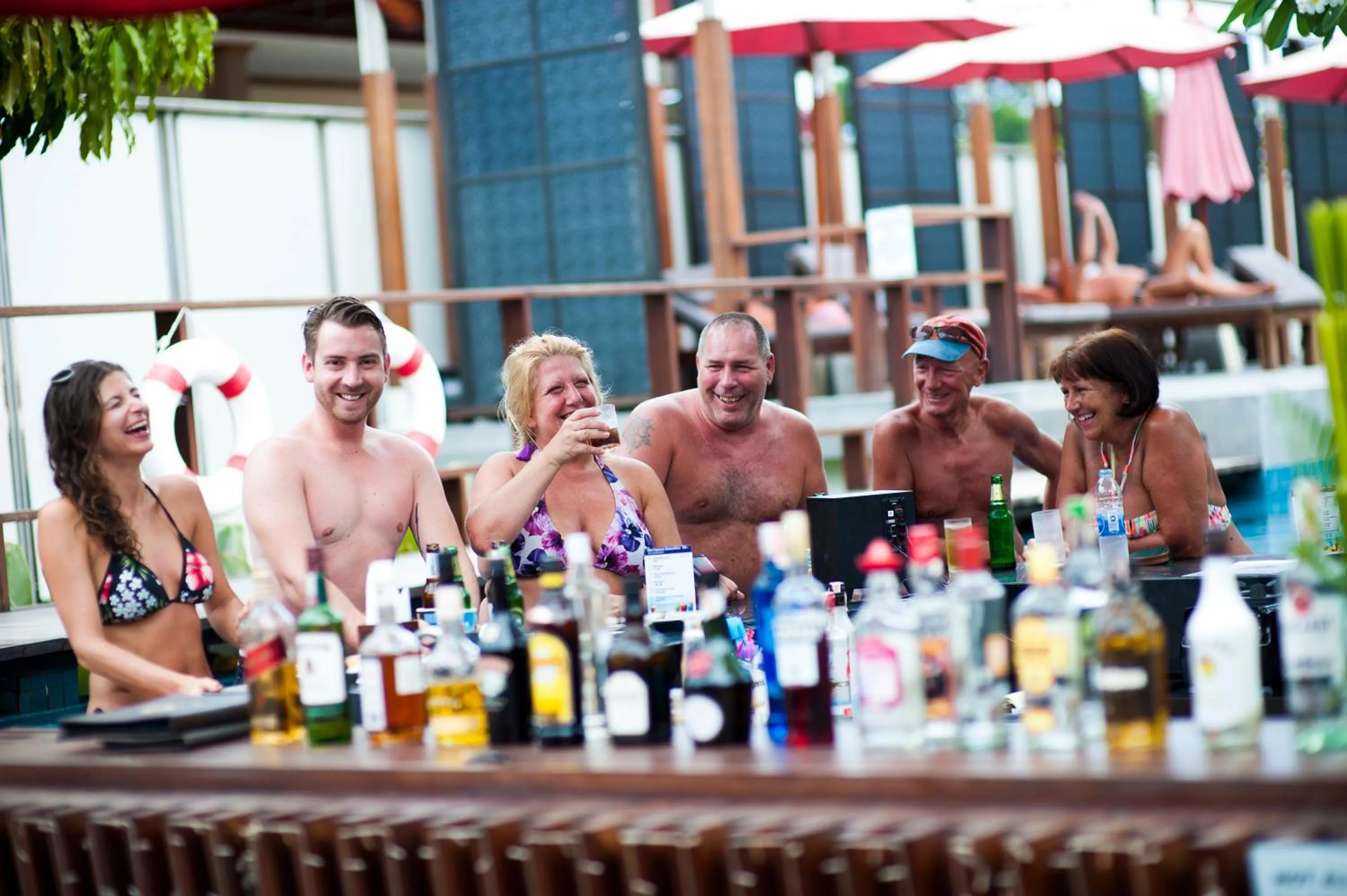 People in Am Samui Palace