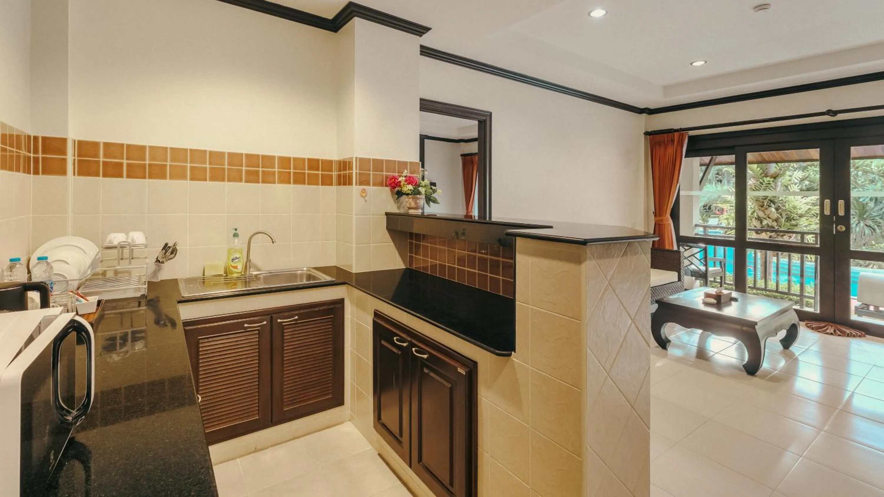 Living room in Am Samui Palace