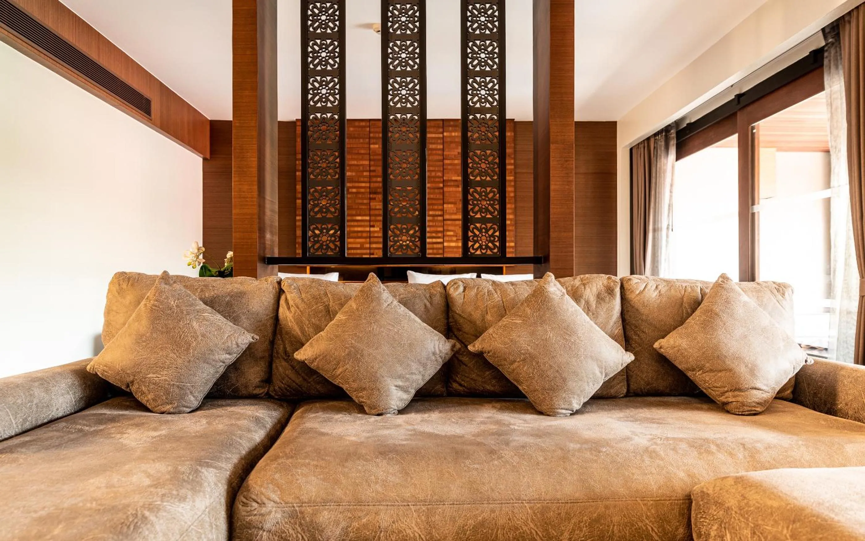 Living room in Am Samui Palace