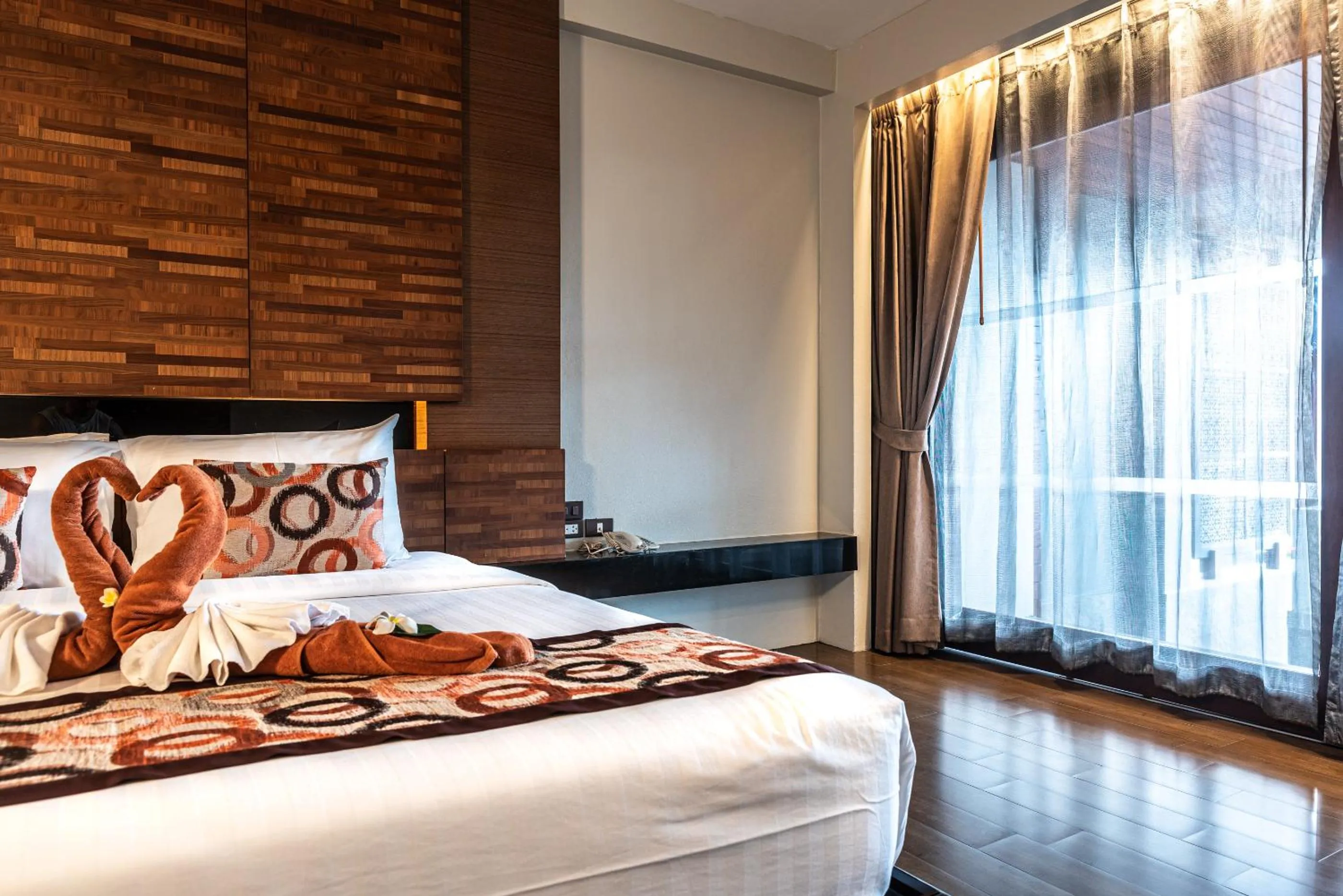 Bed in Am Samui Palace