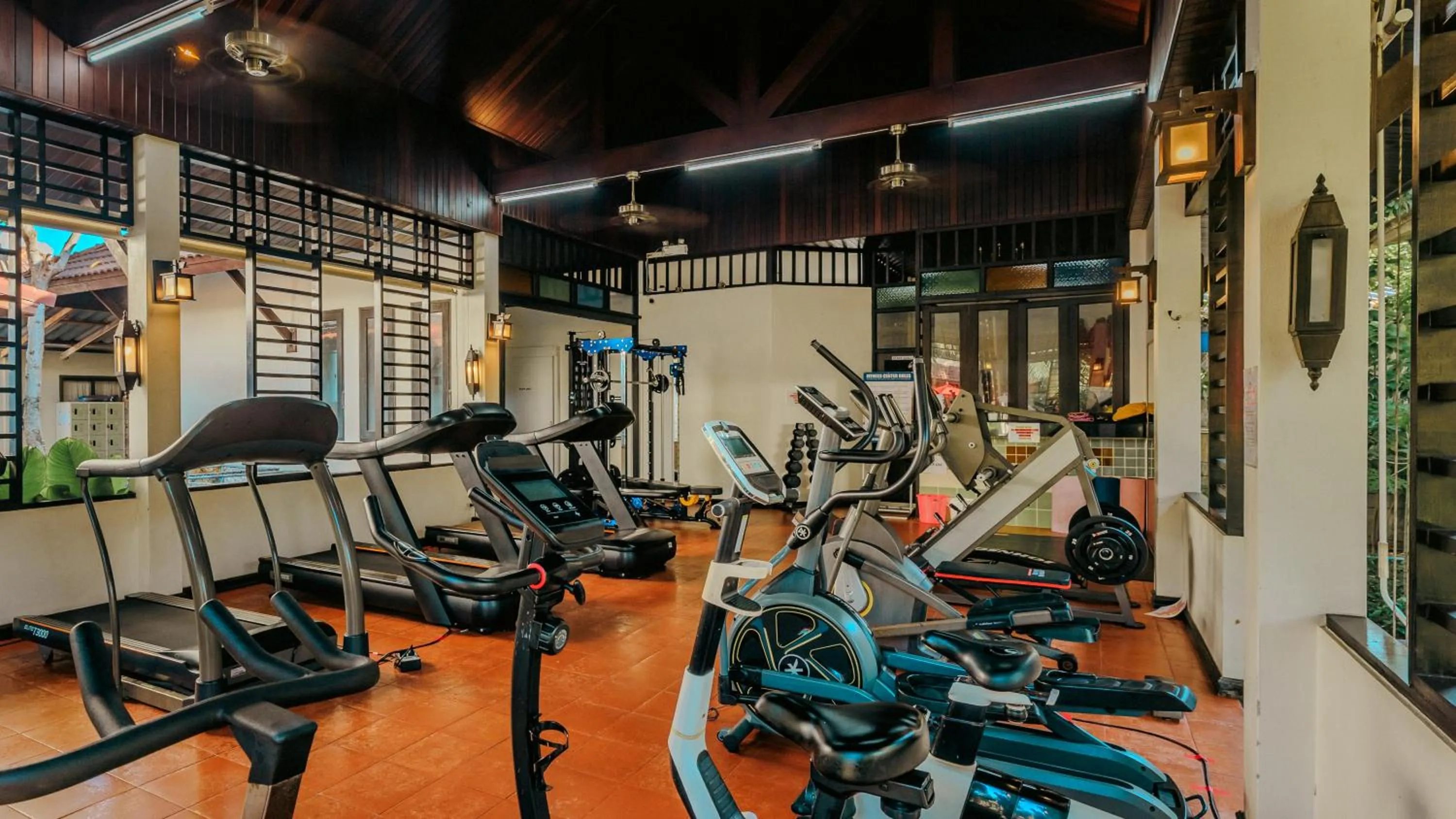 Fitness centre/facilities in Am Samui Palace