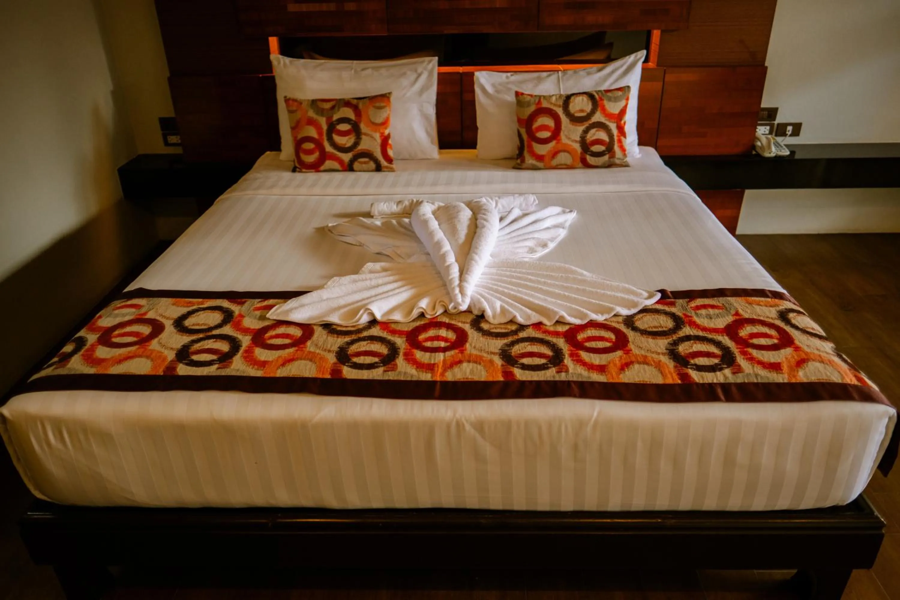 Bed in Am Samui Palace