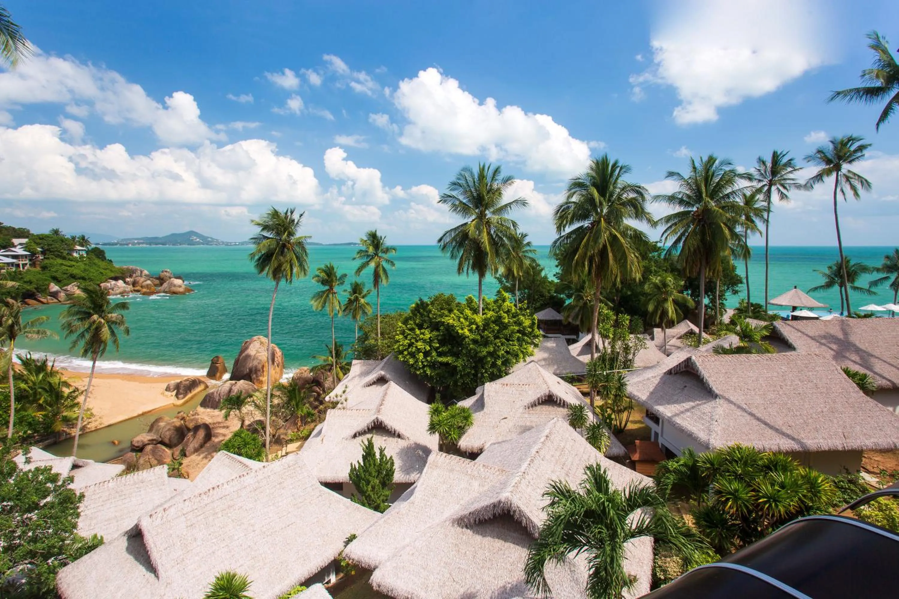 Sea view in Coral Cliff Beach Resort Samui - SHA Plus