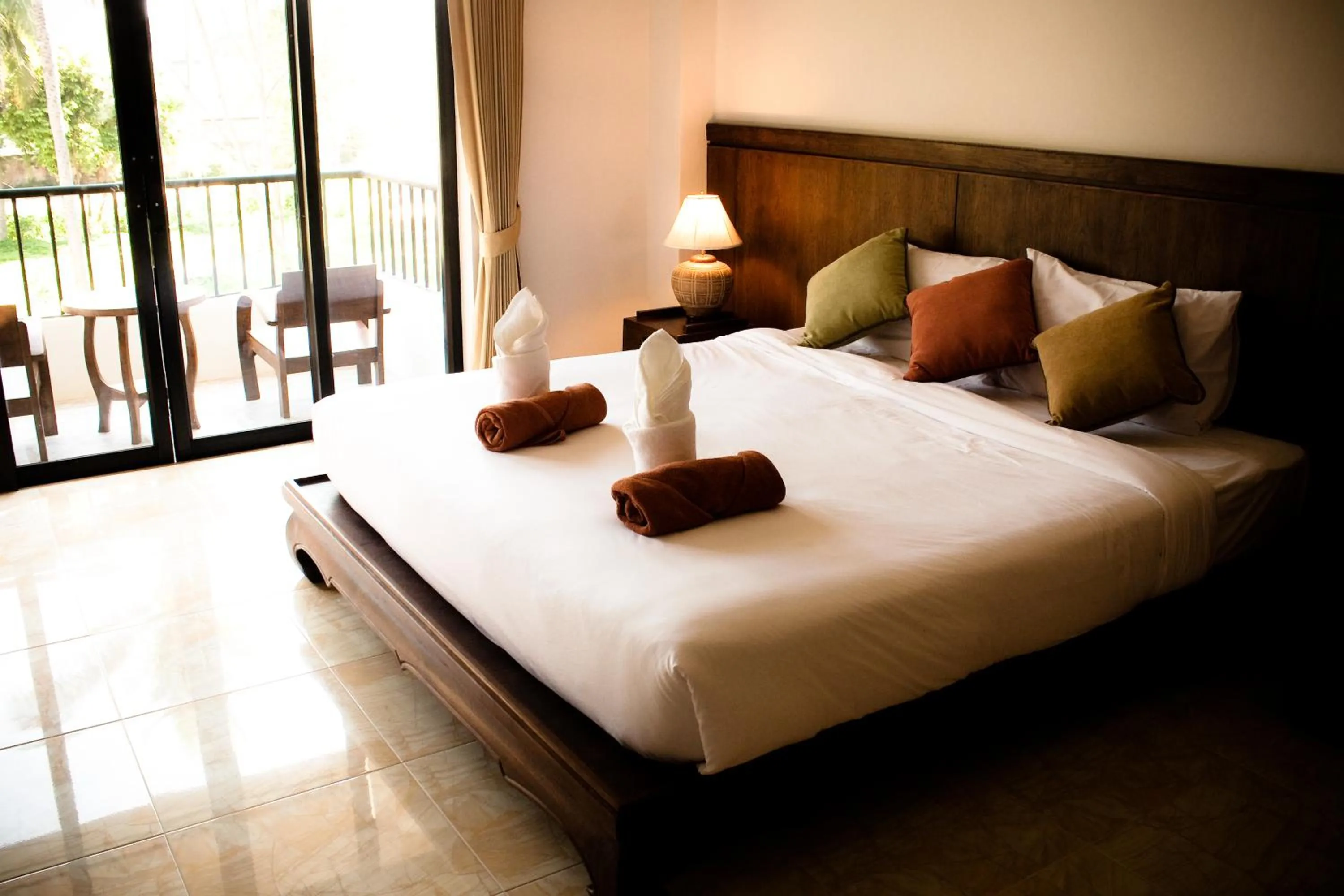 Bed in ASTROCOCO beach resort by Coconut Beach