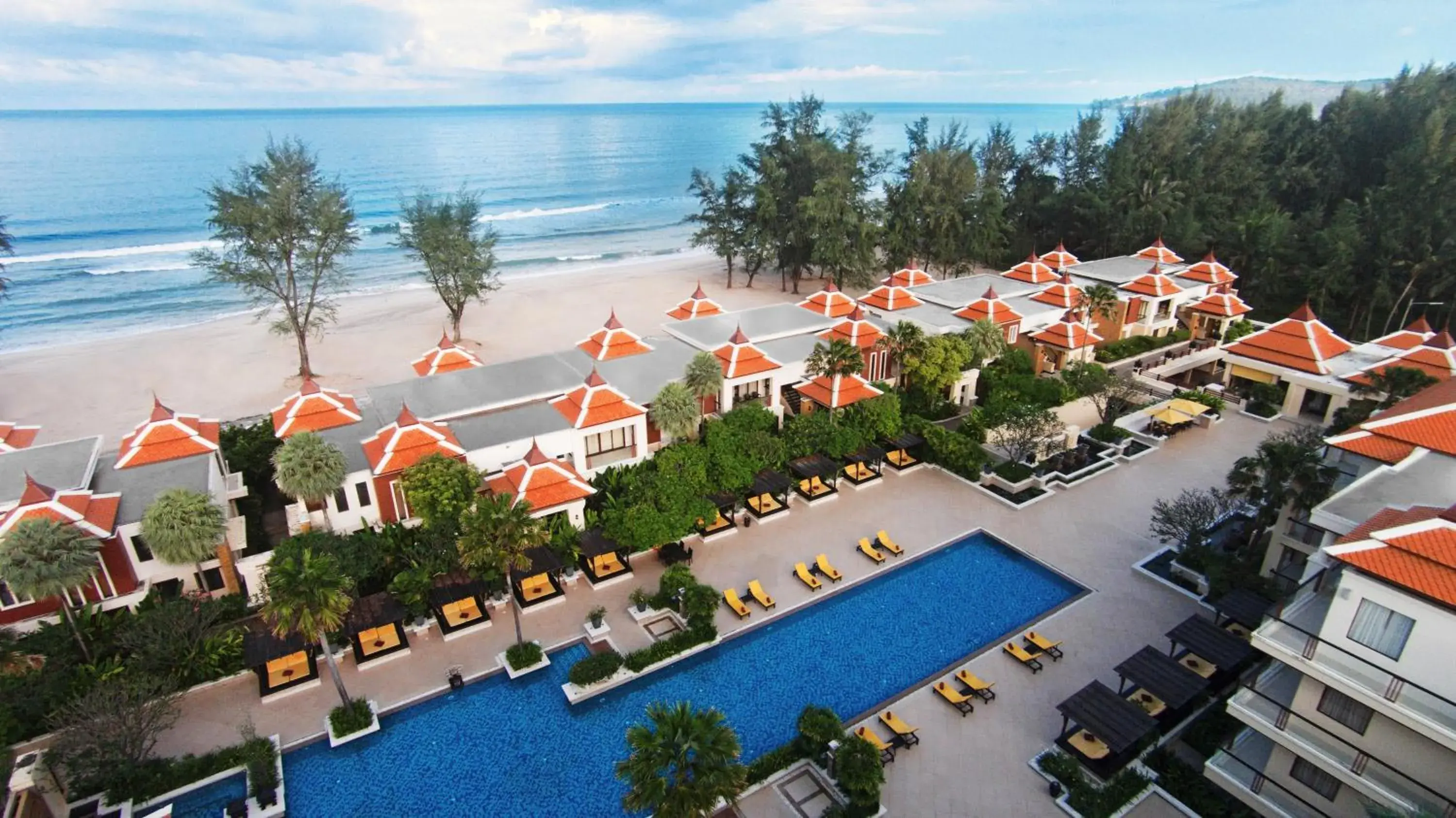 Bird's eye view in Mövenpick Resort Bangtao Beach Phuket Bird's eye view in Mövenpick Resort Bangtao Beach Phuket