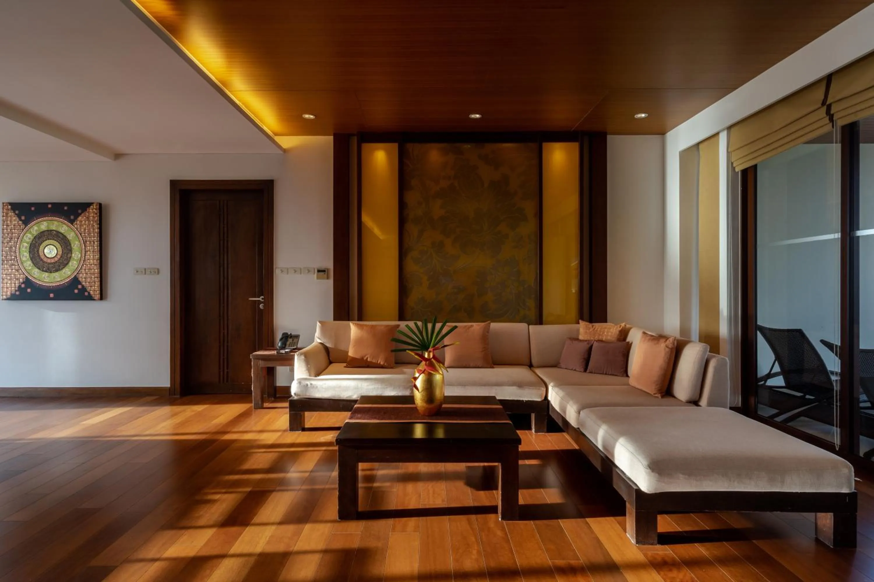 Living room in Mövenpick Resort Bangtao Beach Phuket