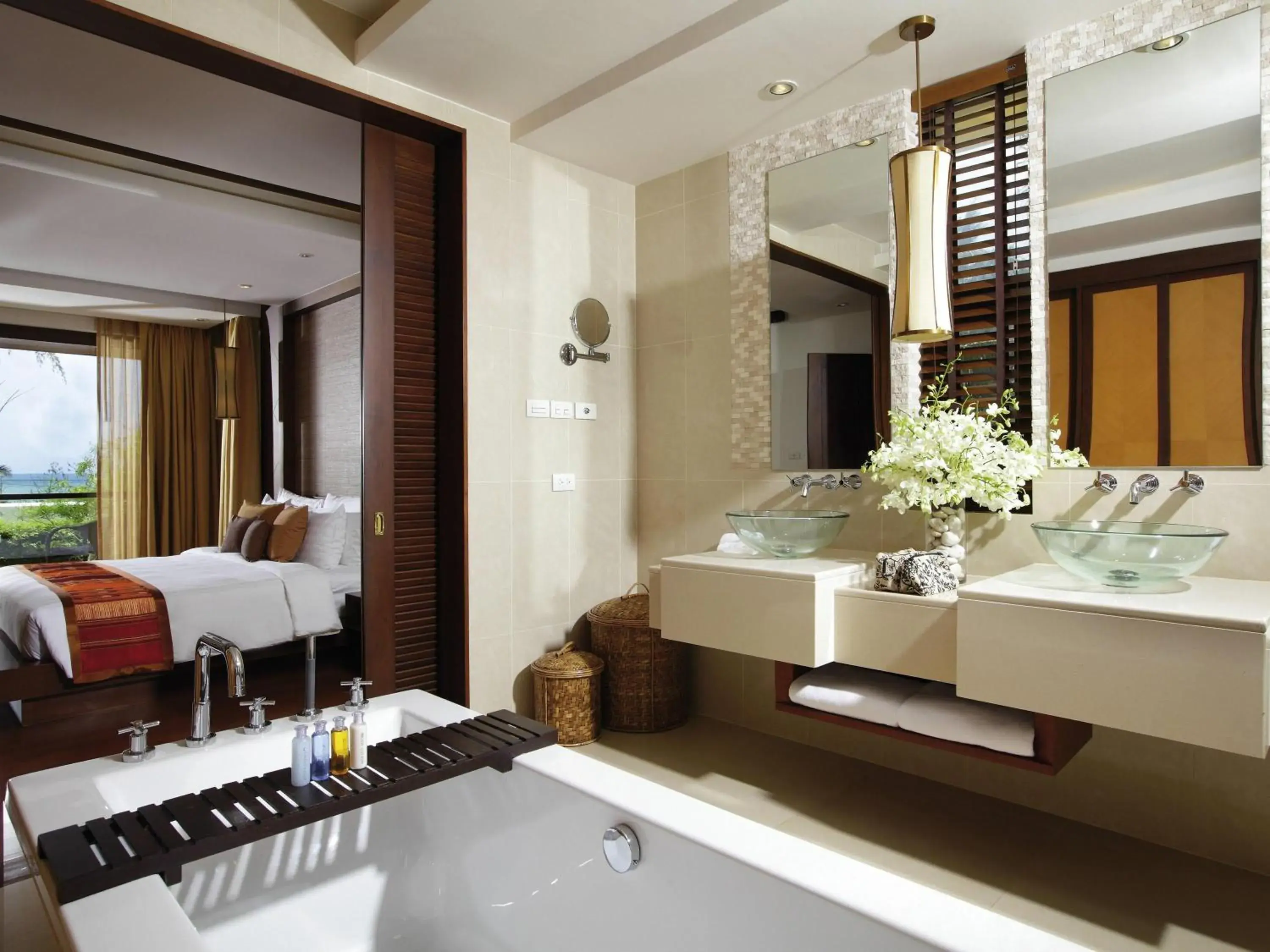 Bedroom in Mövenpick Resort Bangtao Beach Phuket Bedroom in Mövenpick Resort Bangtao Beach Phuket