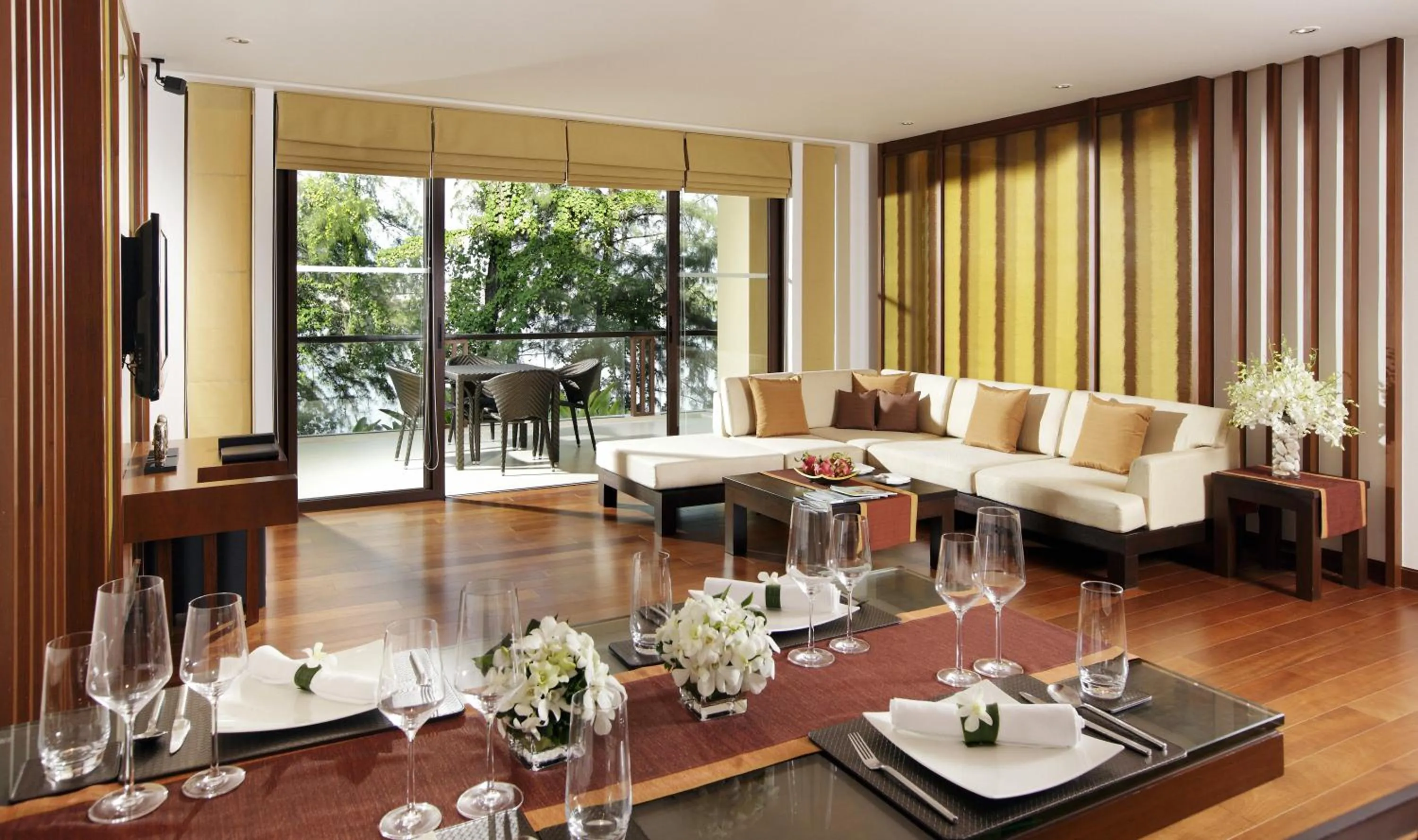 Living room in Mövenpick Resort Bangtao Beach Phuket