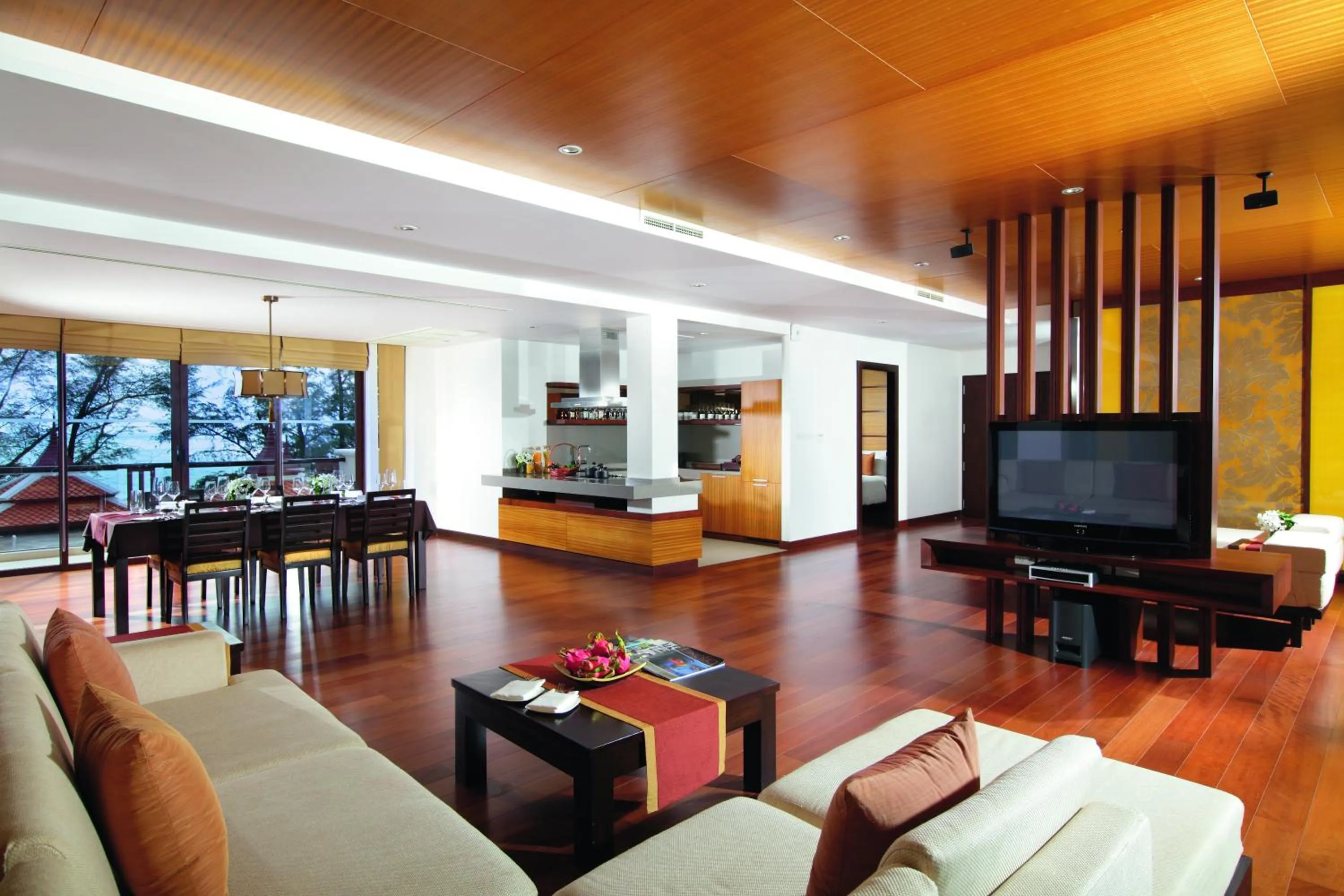 Living room in Mövenpick Resort Bangtao Beach Phuket