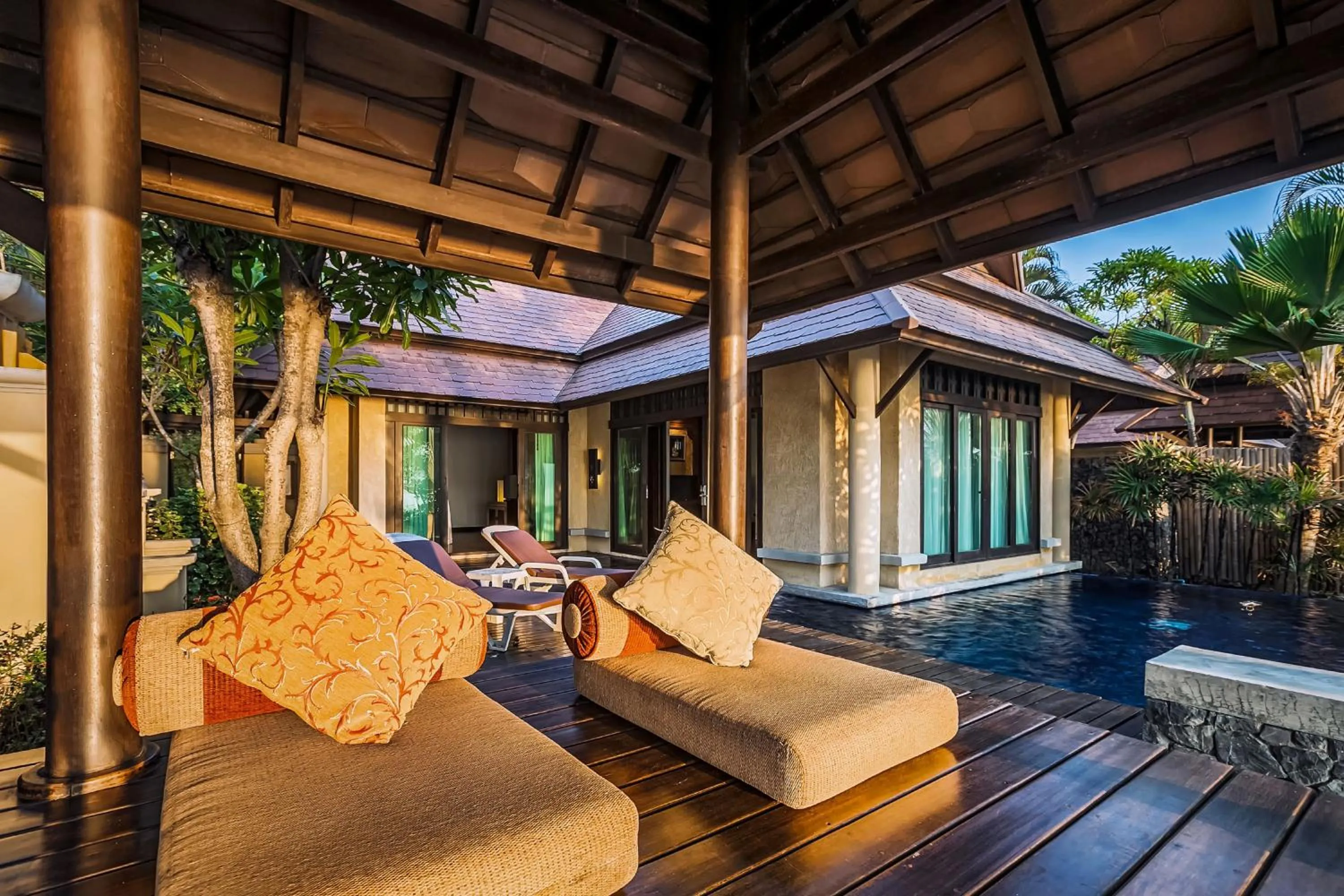 Patio in Nora Beach Resort & Spa - SHA Extra Plus