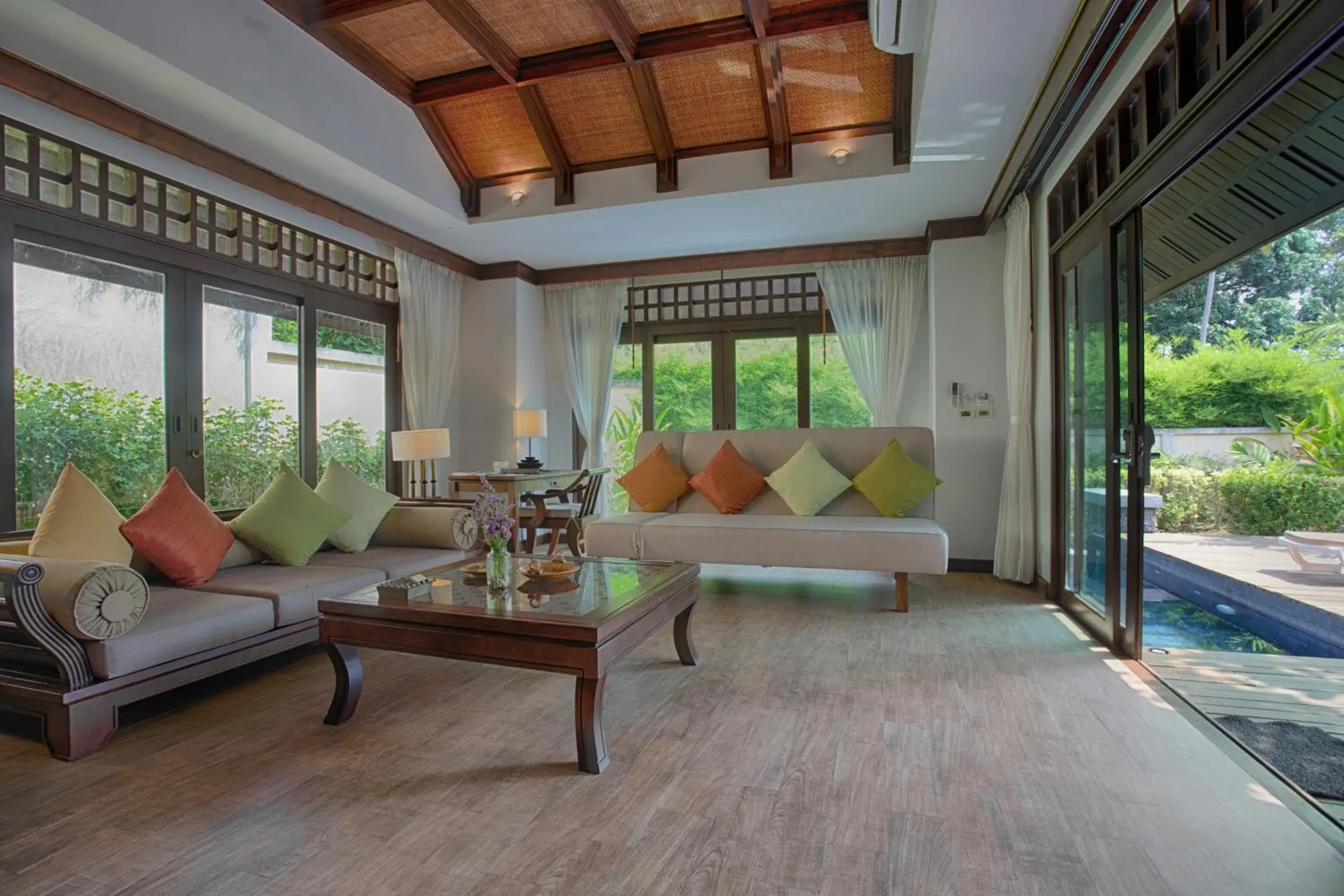 Living room in Nora Beach Resort & Spa - SHA Extra Plus Living room in Nora Beach Resort & Spa - SHA Extra Plus