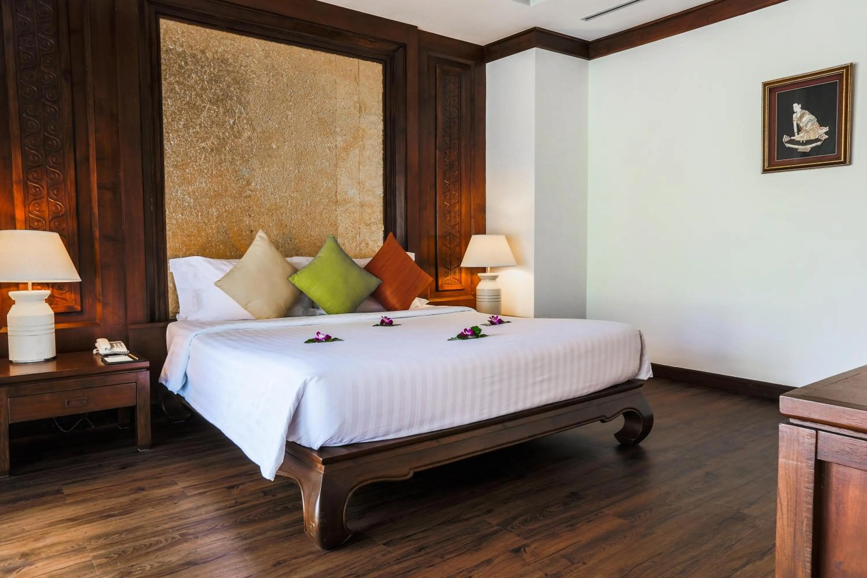 Bedroom, Bed in Nora Beach Resort & Spa - SHA Extra Plus