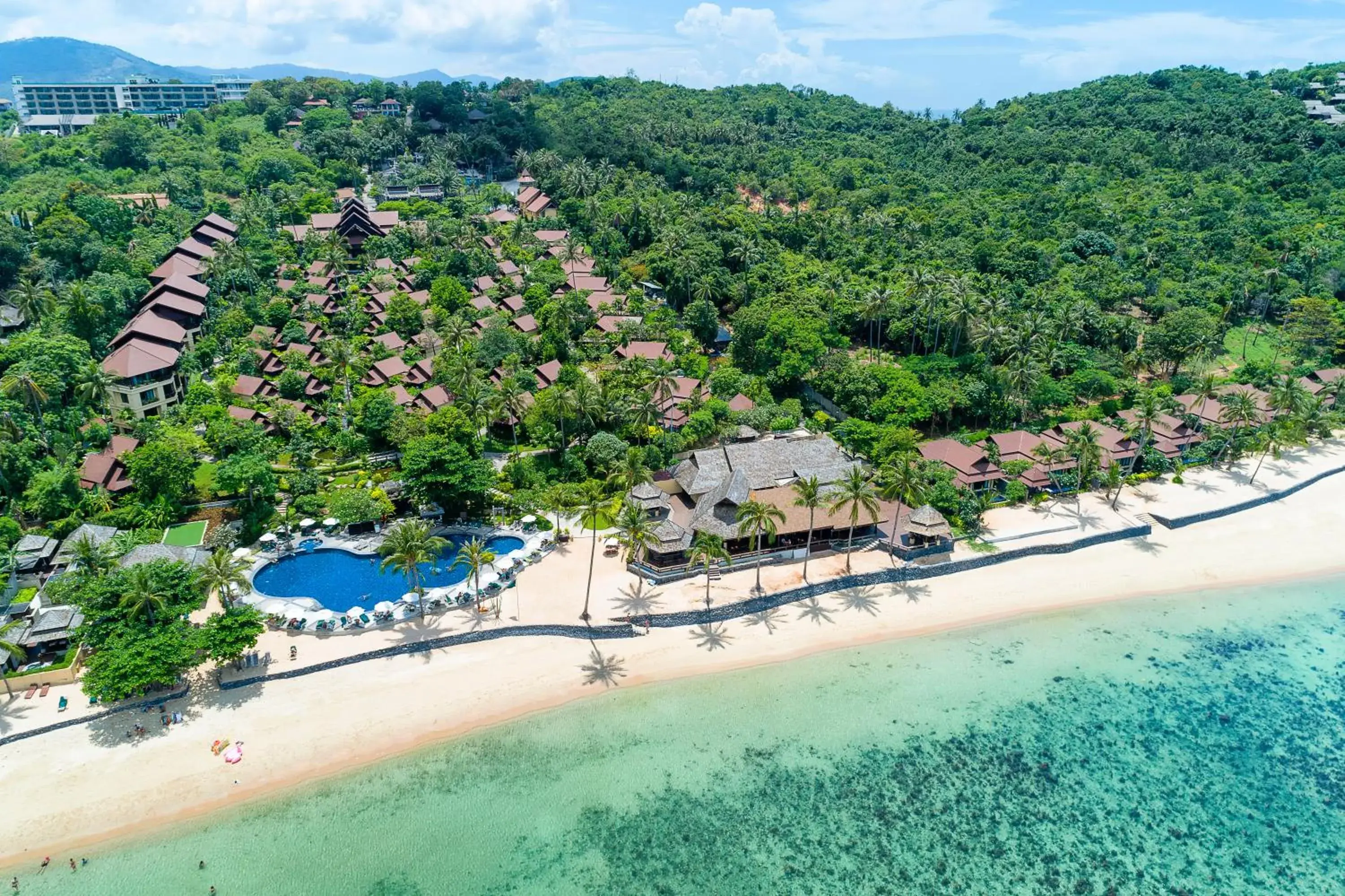 Bird's eye view in Nora Beach Resort & Spa - SHA Extra Plus Bird's eye view in Nora Beach Resort & Spa - SHA Extra Plus