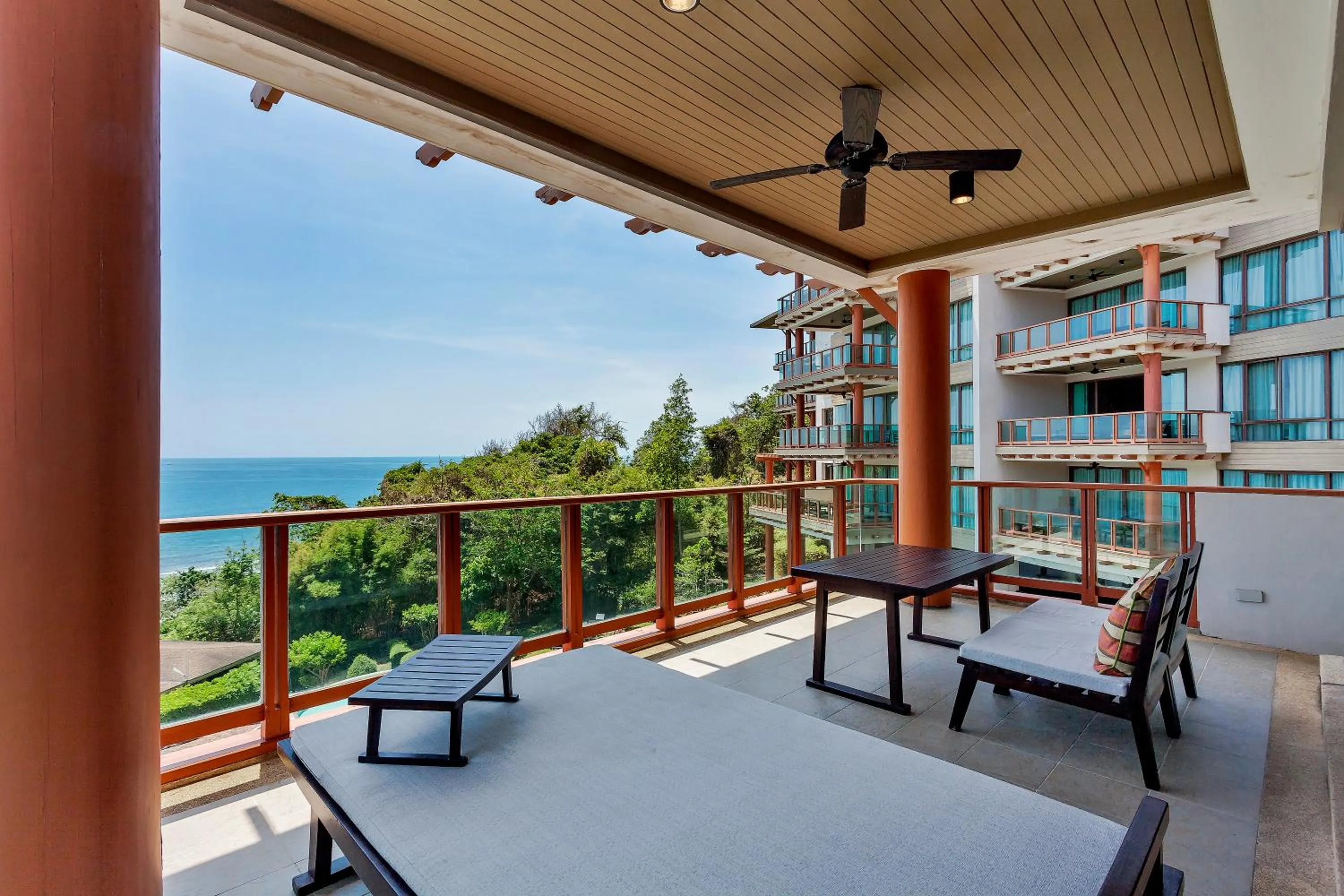Patio in ShaSa Resort - Luxury Beachfront Suites