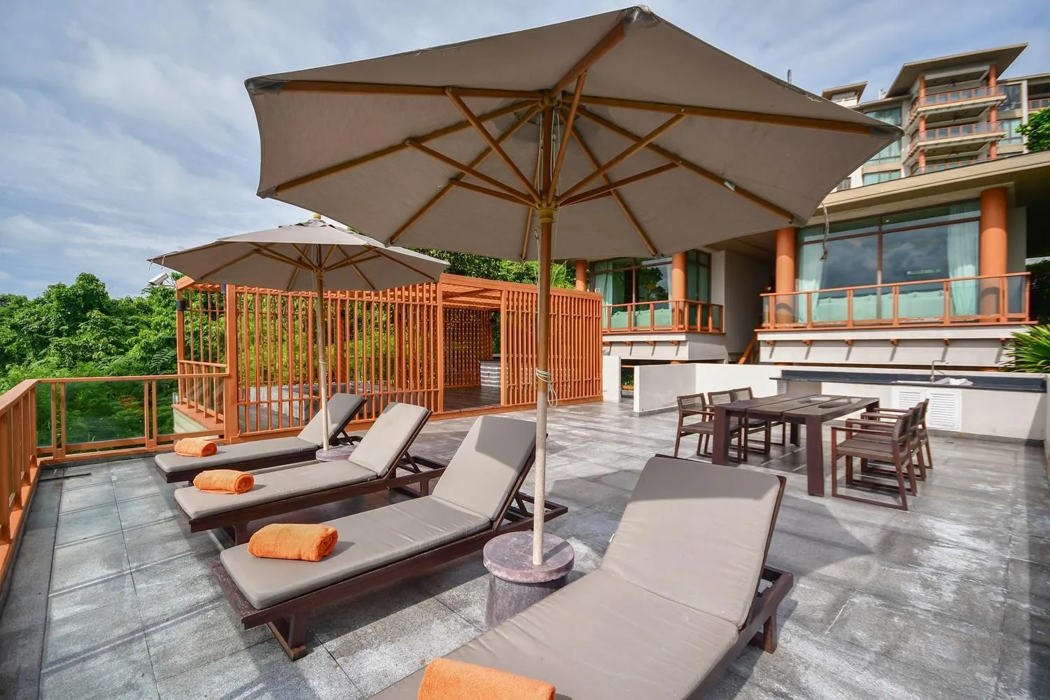 Balcony/Terrace in ShaSa Resort - Luxury Beachfront Suites