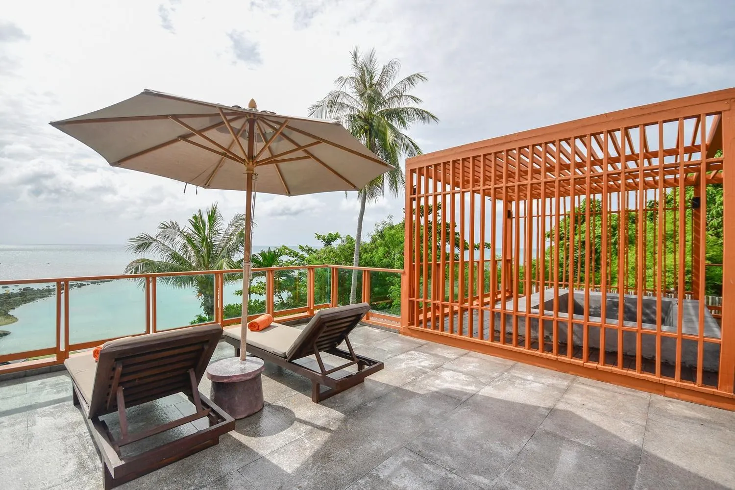 Balcony/Terrace in ShaSa Resort - Luxury Beachfront Suites