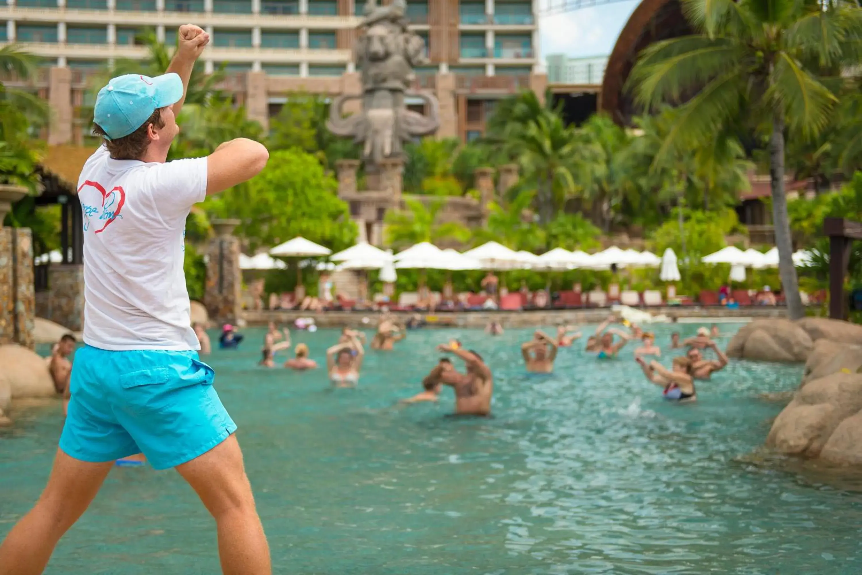 Swimming pool in Centara Grand Mirage Beach Resort Pattaya Swimming pool in Centara Grand Mirage Beach Resort Pattaya