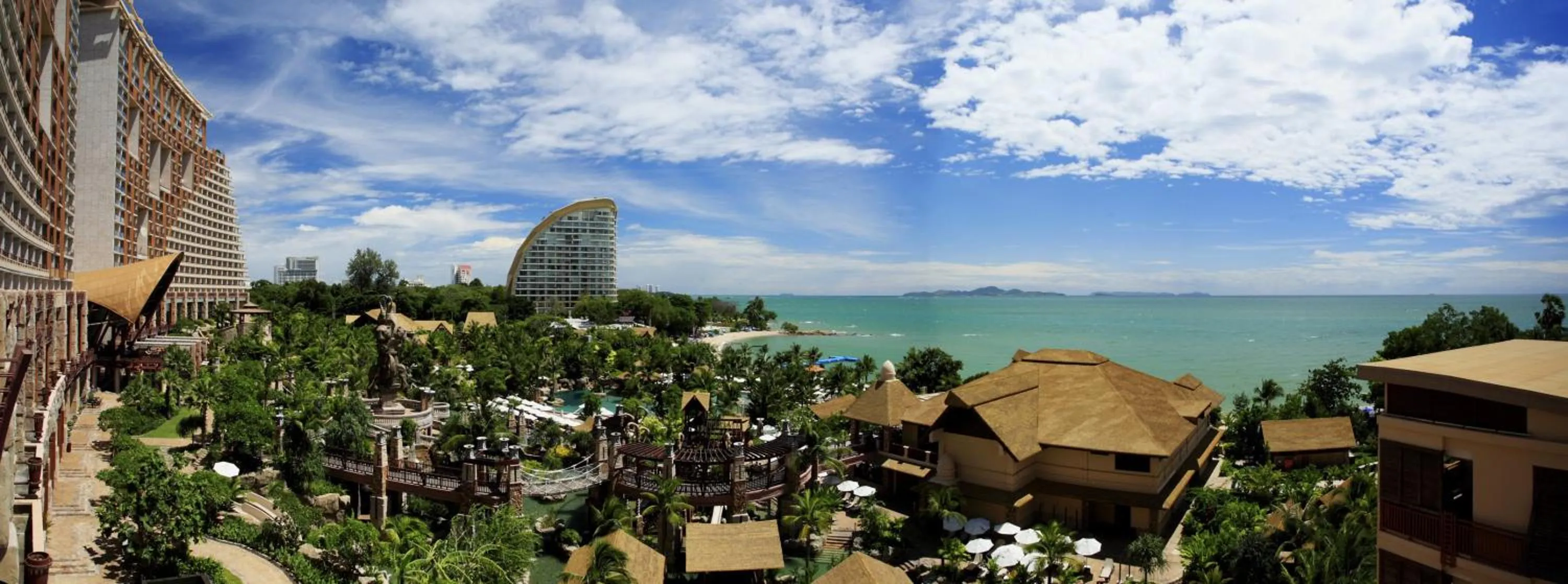 Bird's eye view in Centara Grand Mirage Beach Resort Pattaya