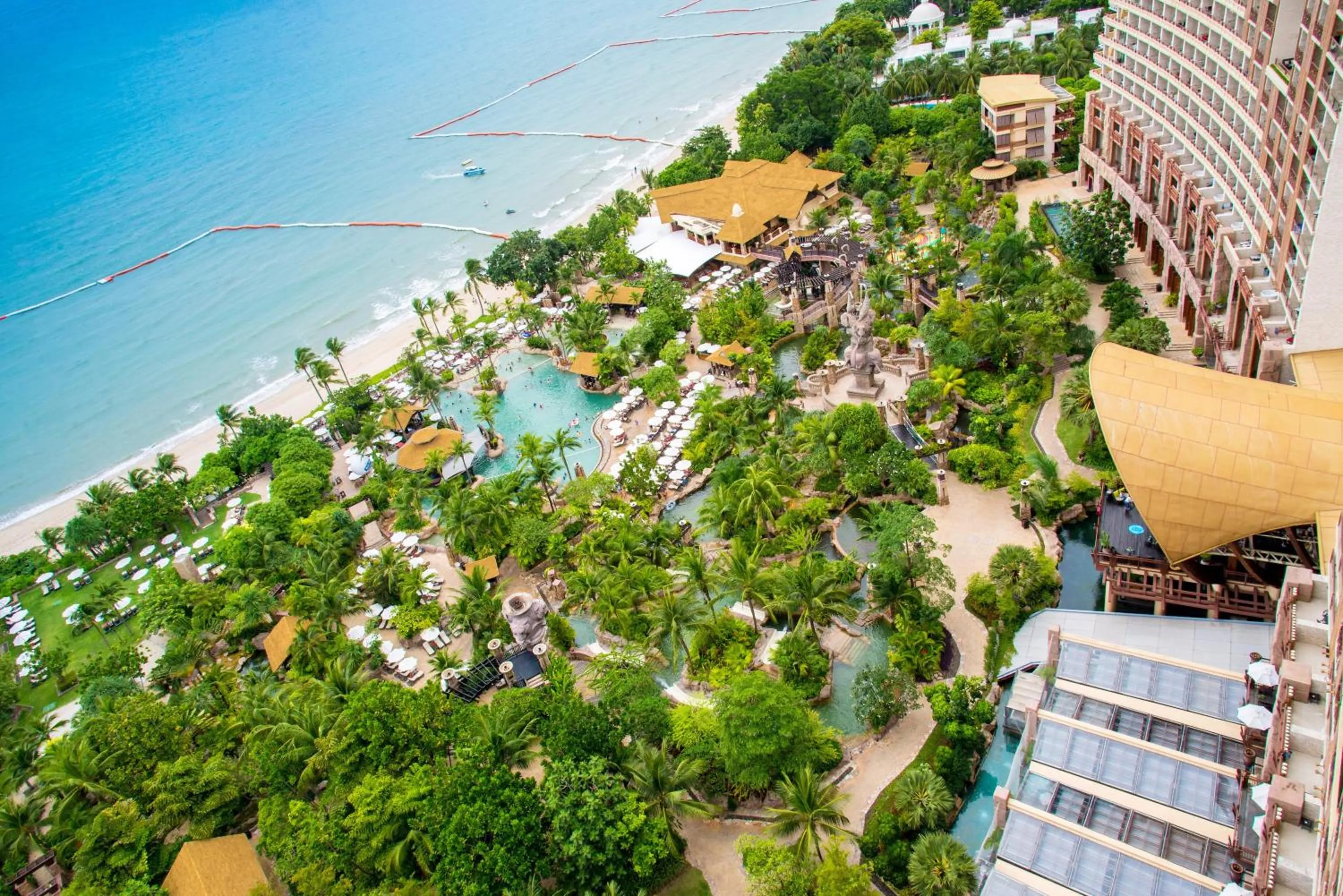 Bird's eye view in Centara Grand Mirage Beach Resort Pattaya