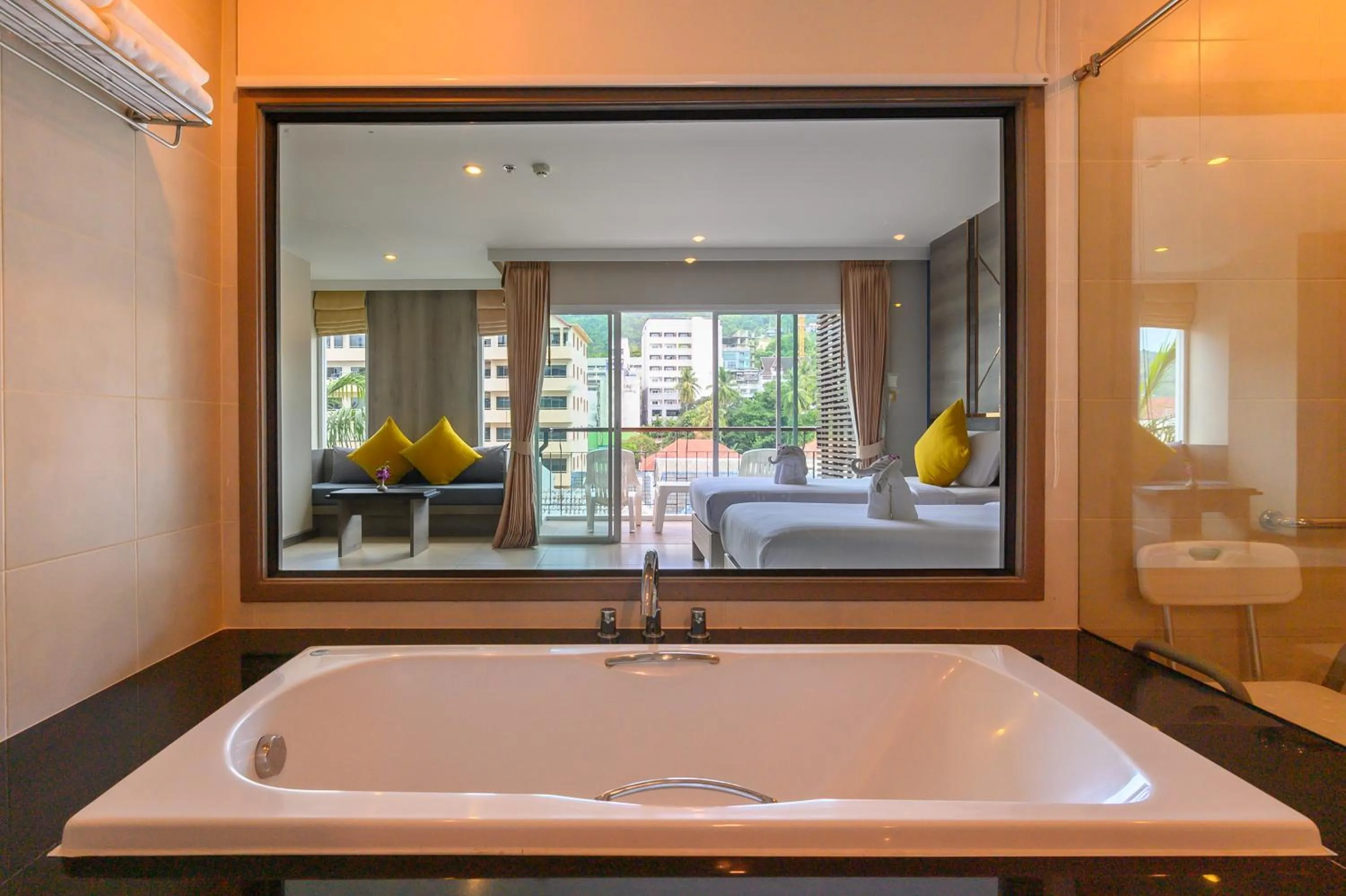 Bathroom, Bed in Andakira Hotel - SHA Extra Plus