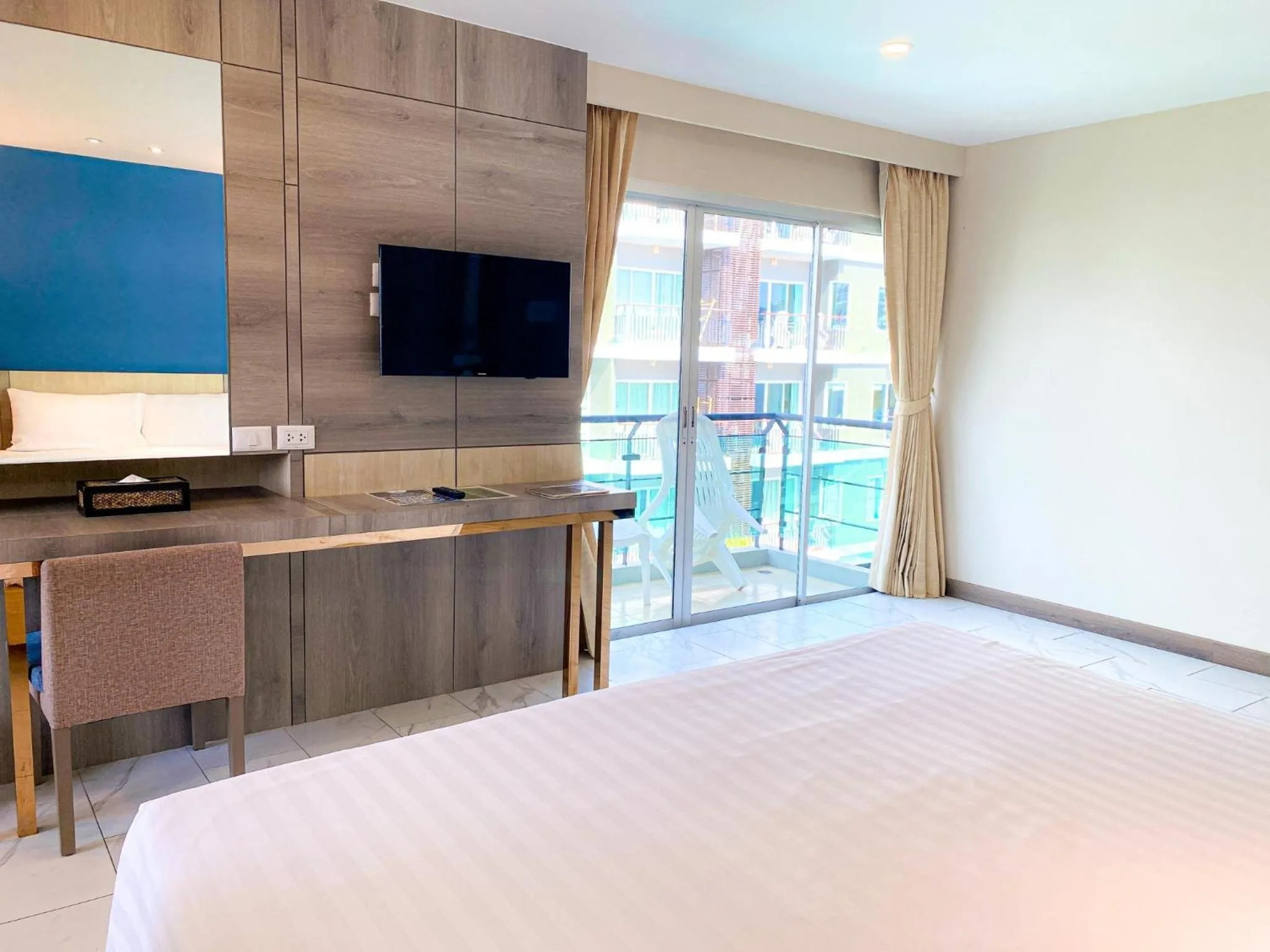 View (from property/room), Bed in Andakira Hotel - SHA Extra Plus