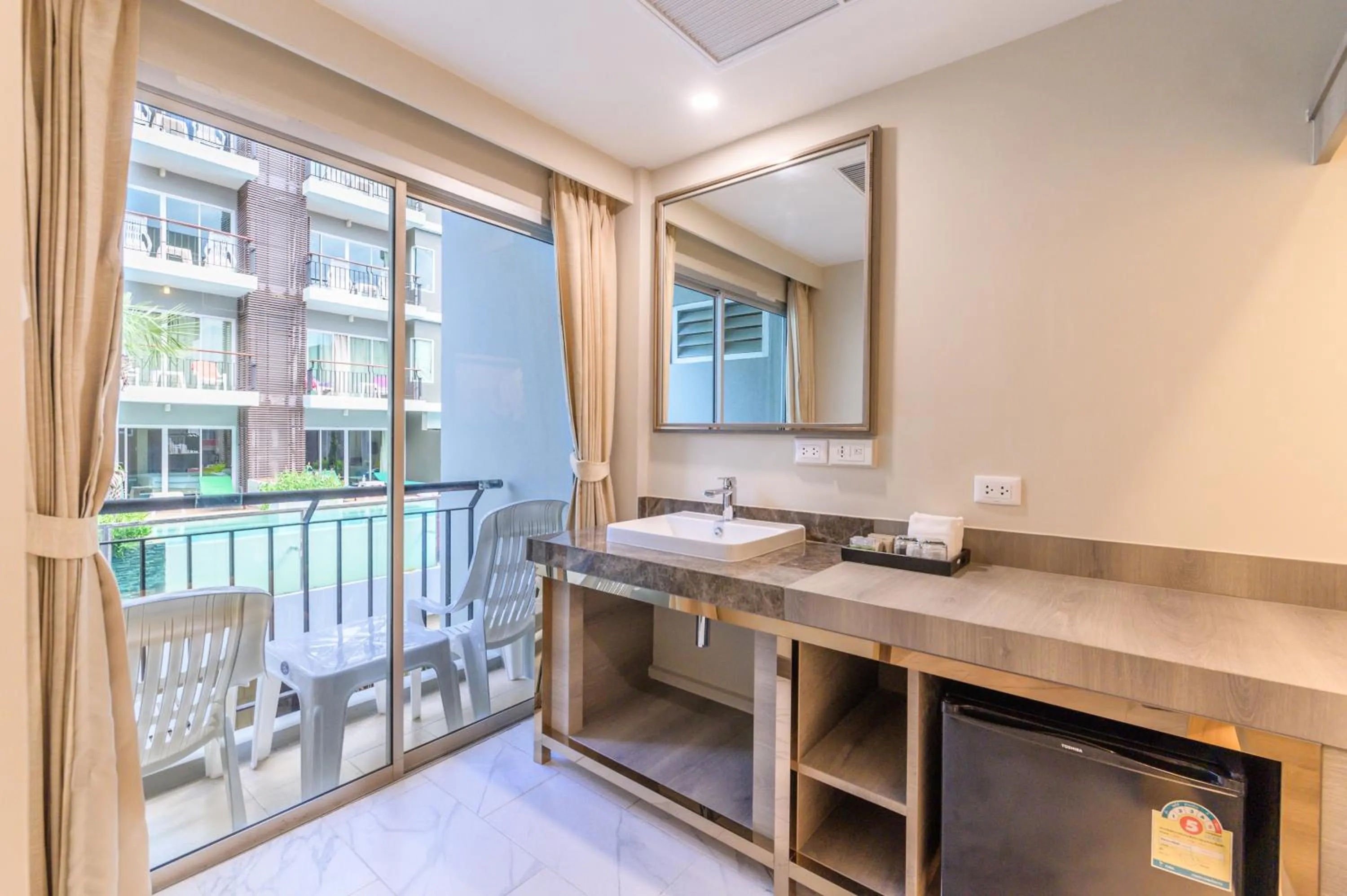 Balcony/Terrace in Andakira Hotel - SHA Extra Plus