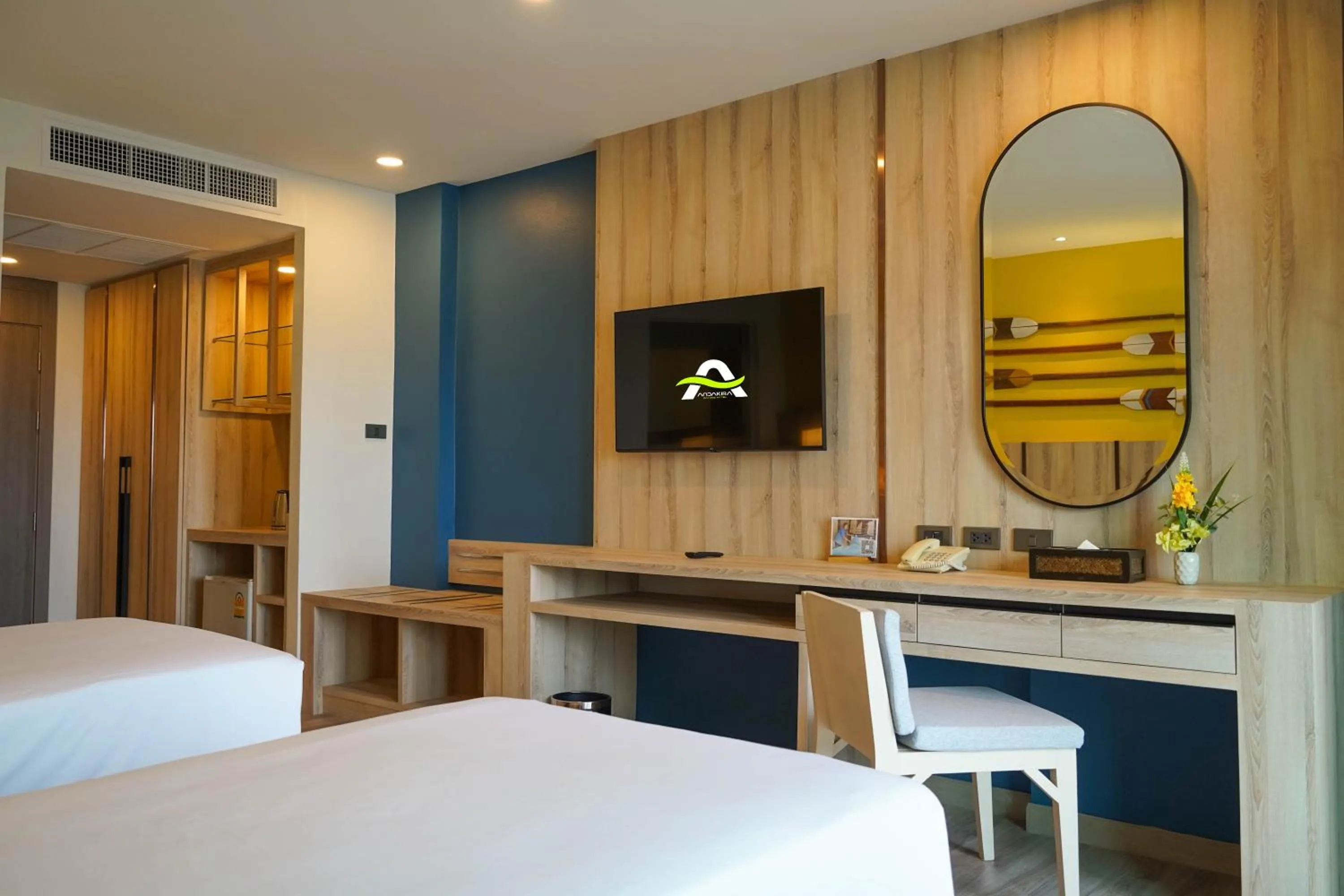 Decorative detail, Bed in Andakira Hotel - SHA Extra Plus