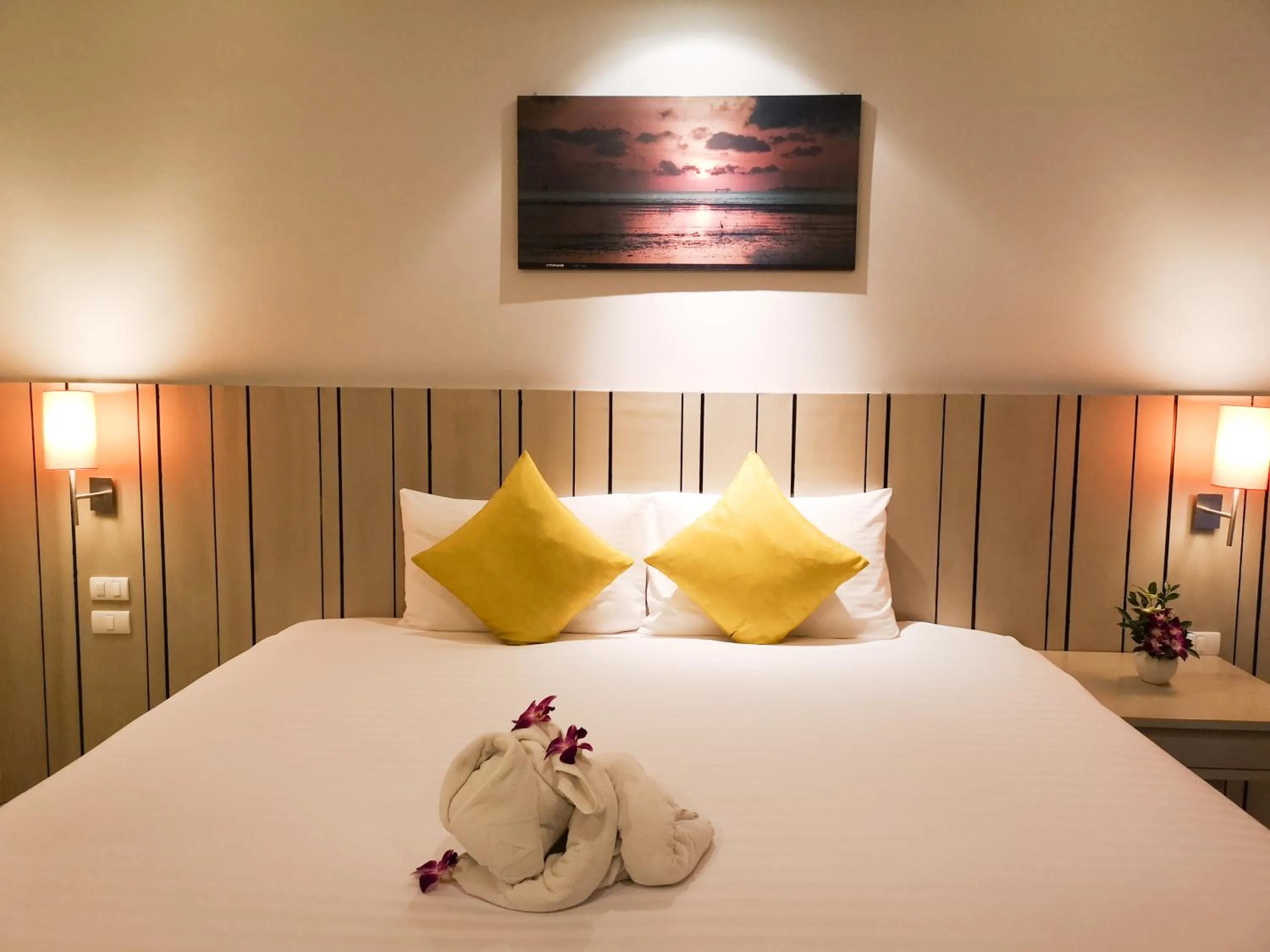 Bedroom, Bed in Andakira Hotel - SHA Extra Plus