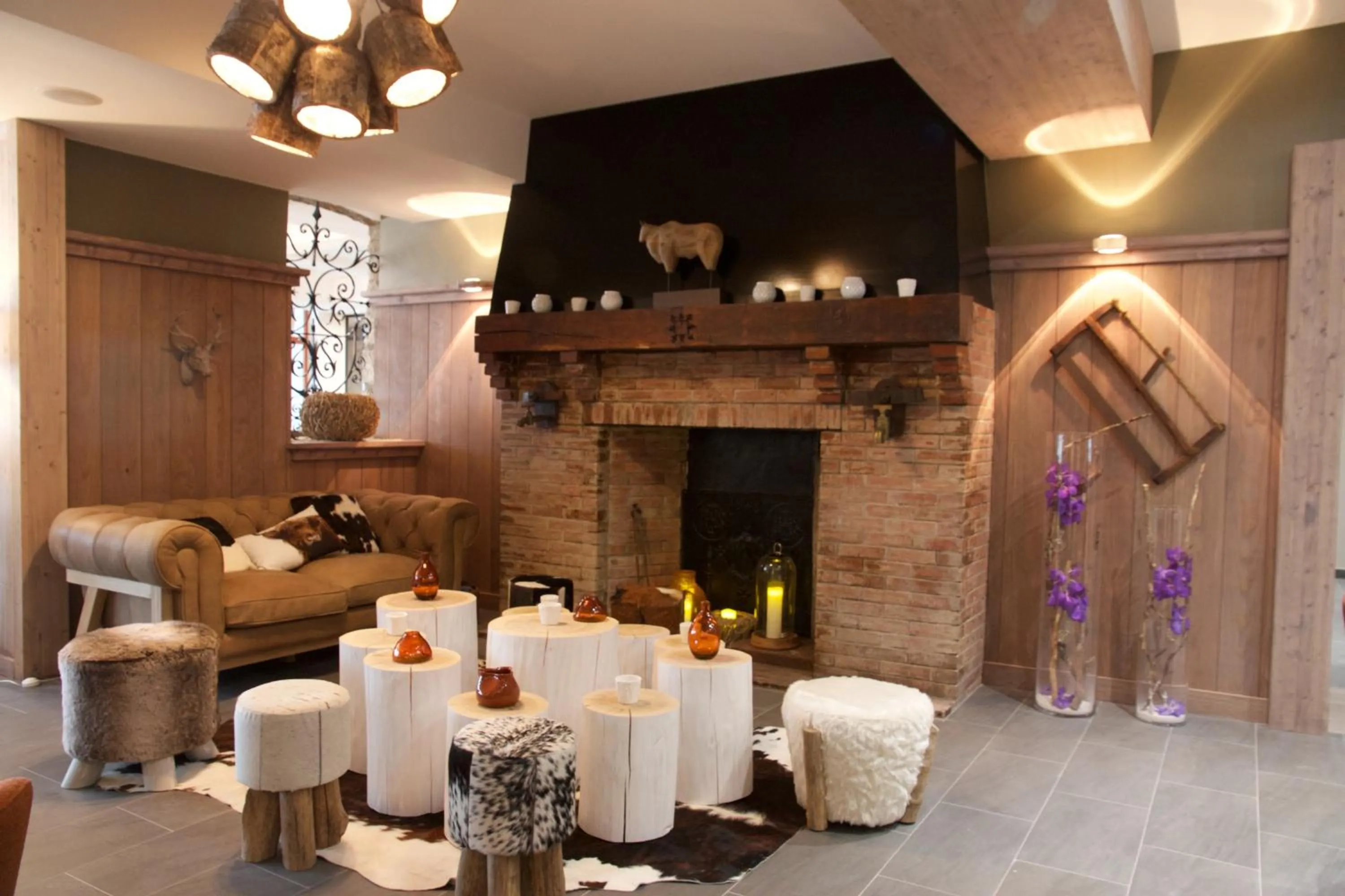 Living room in La Mainaz Hôtel Restaurant Genève - Gex - Mijoux