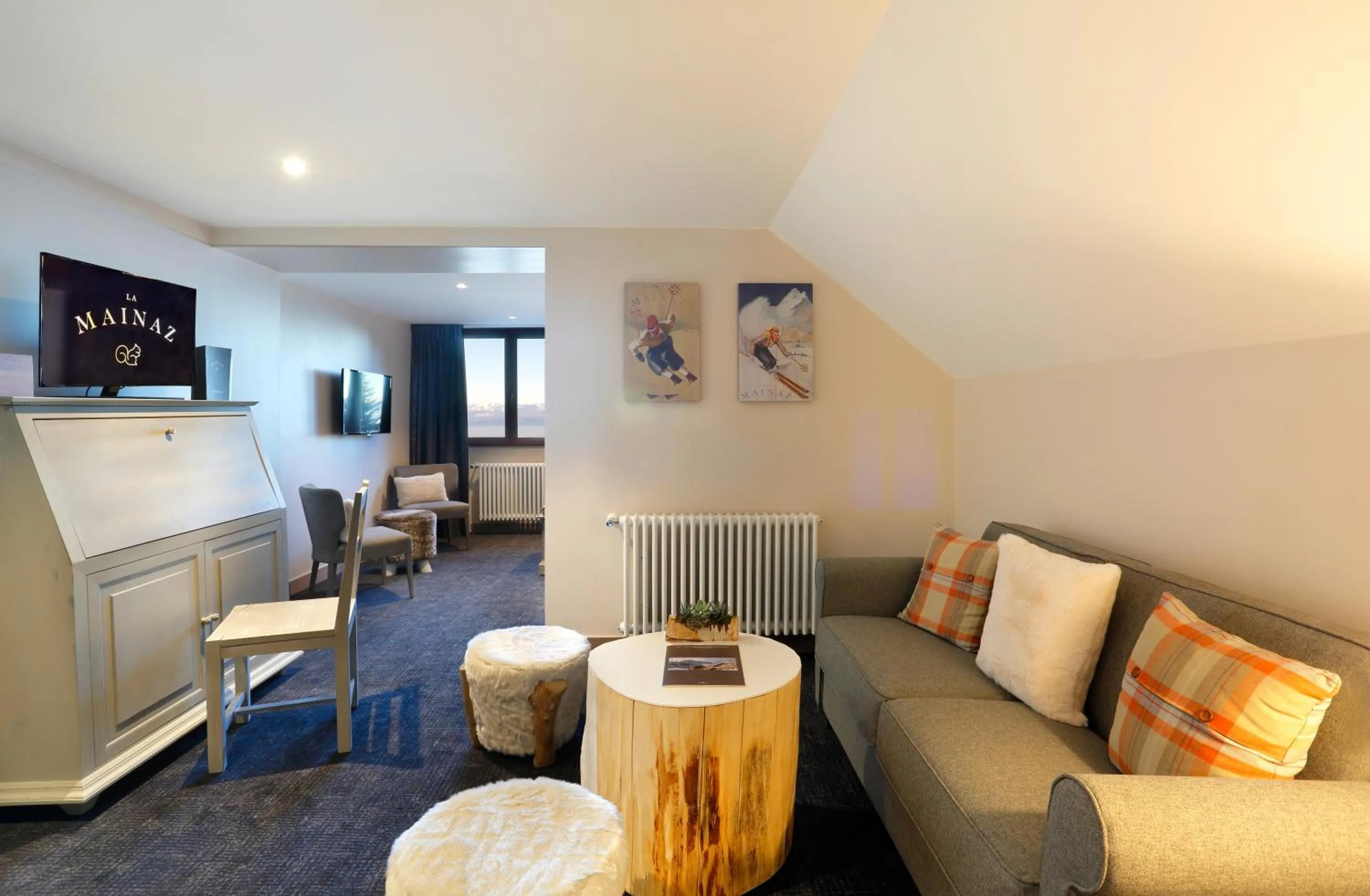 Living room in La Mainaz Hôtel Restaurant Genève - Gex - Mijoux