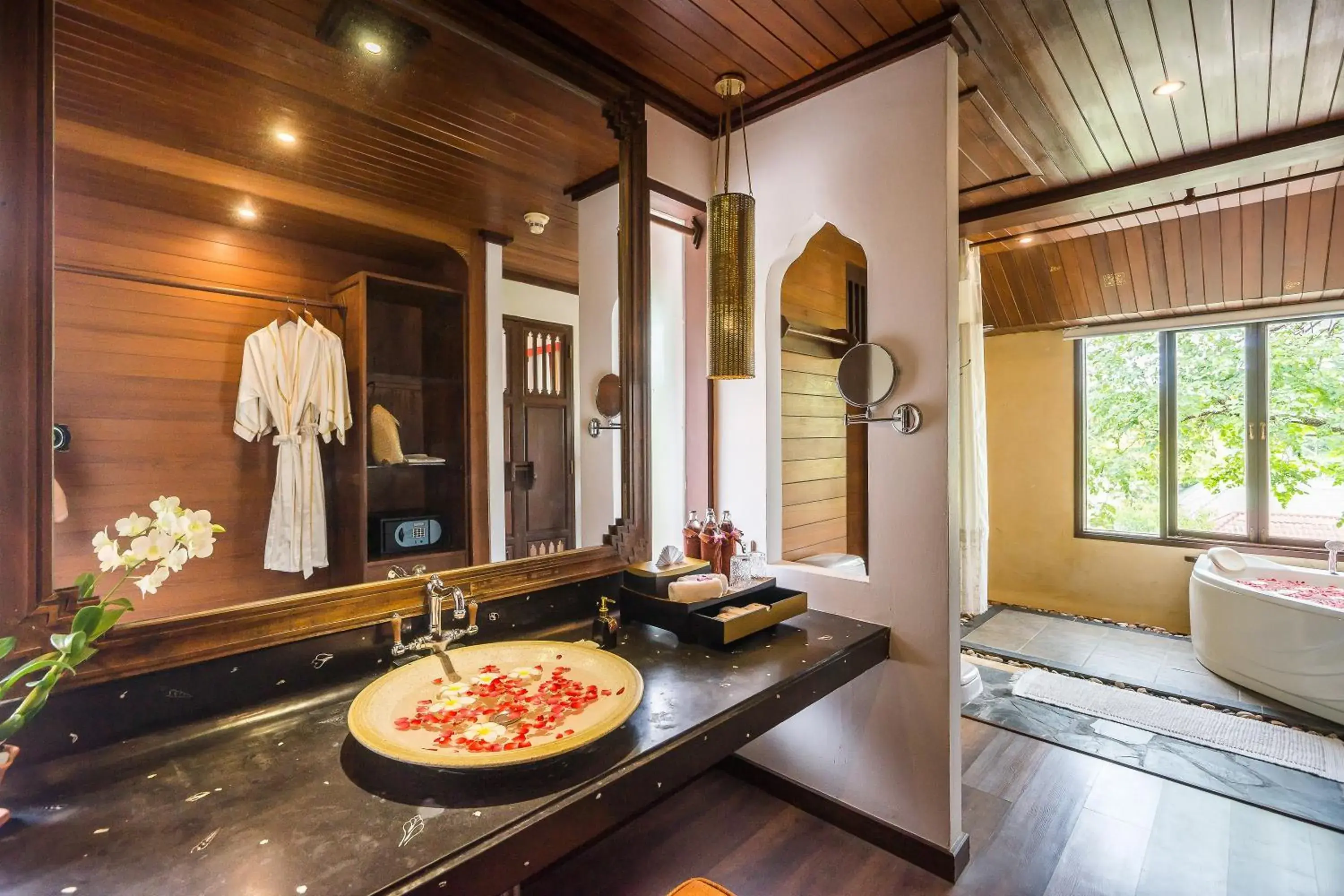 Bathroom in Muang Samui Spa Resort - SHA Extra Plus Bathroom in Muang Samui Spa Resort - SHA Extra Plus