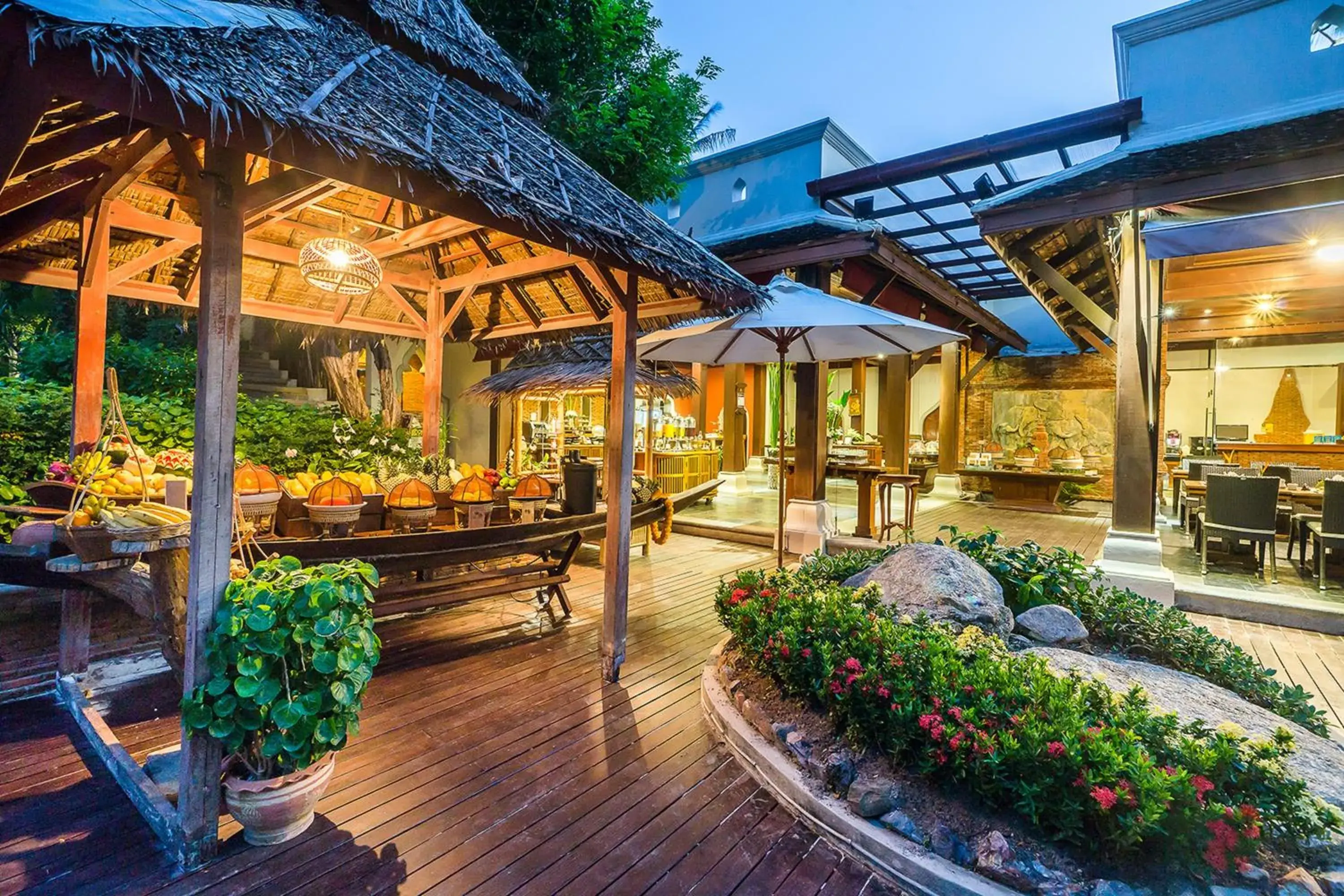 Buffet breakfast in Muang Samui Spa Resort - SHA Extra Plus Buffet breakfast in Muang Samui Spa Resort - SHA Extra Plus