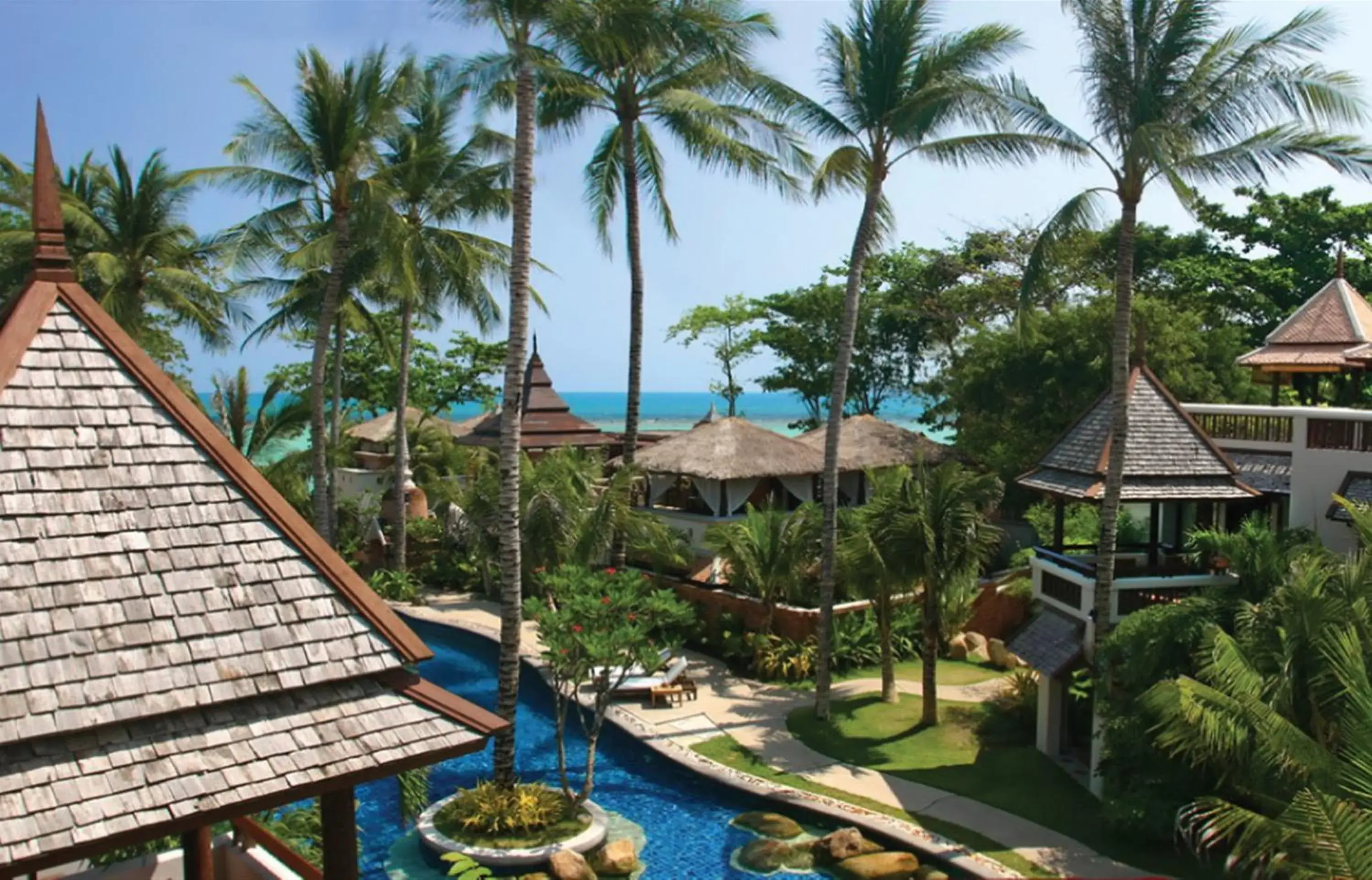 Bird's eye view in Muang Samui Spa Resort - SHA Extra Plus Bird's eye view in Muang Samui Spa Resort - SHA Extra Plus