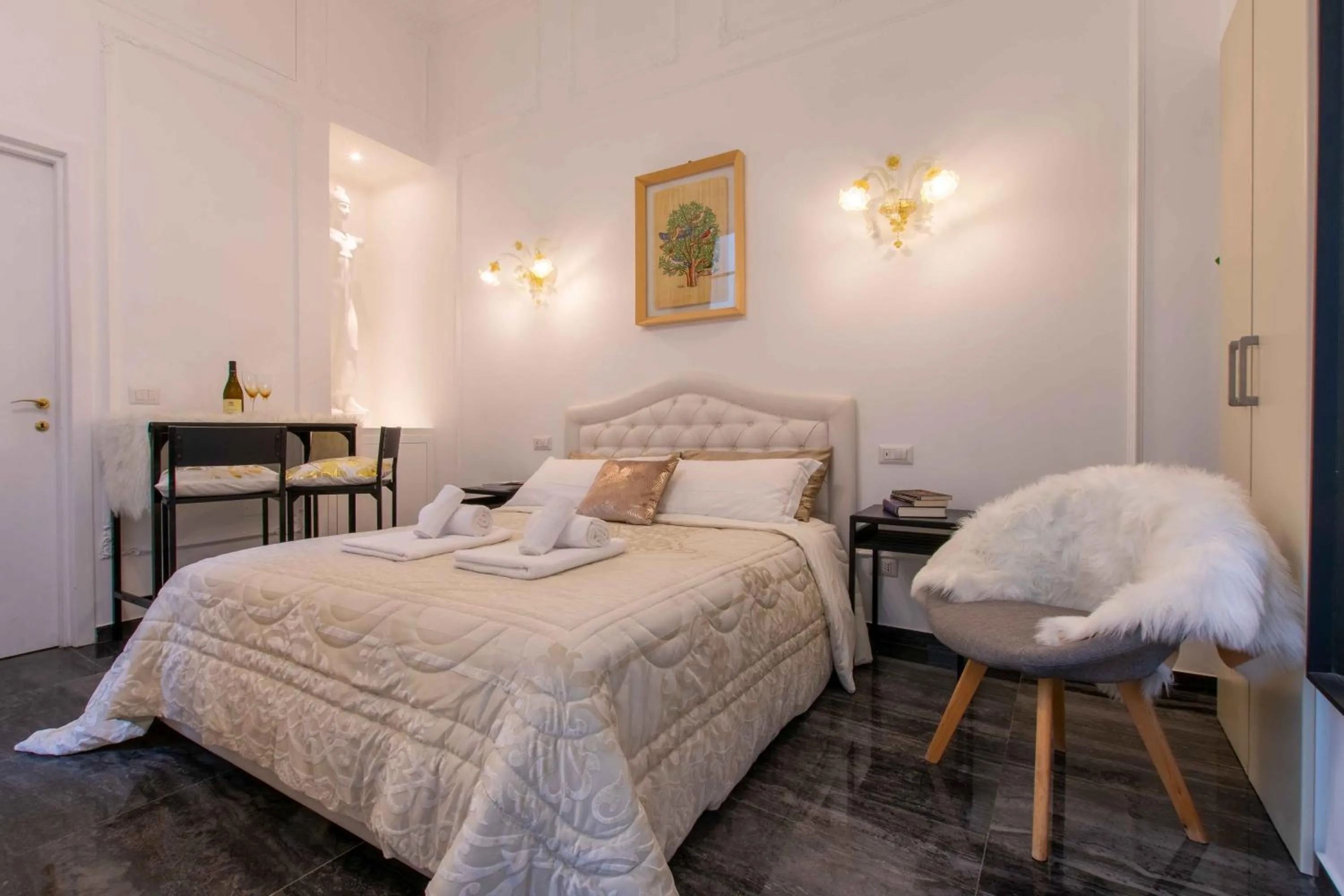 Bed in Sant'Ivo Apartments