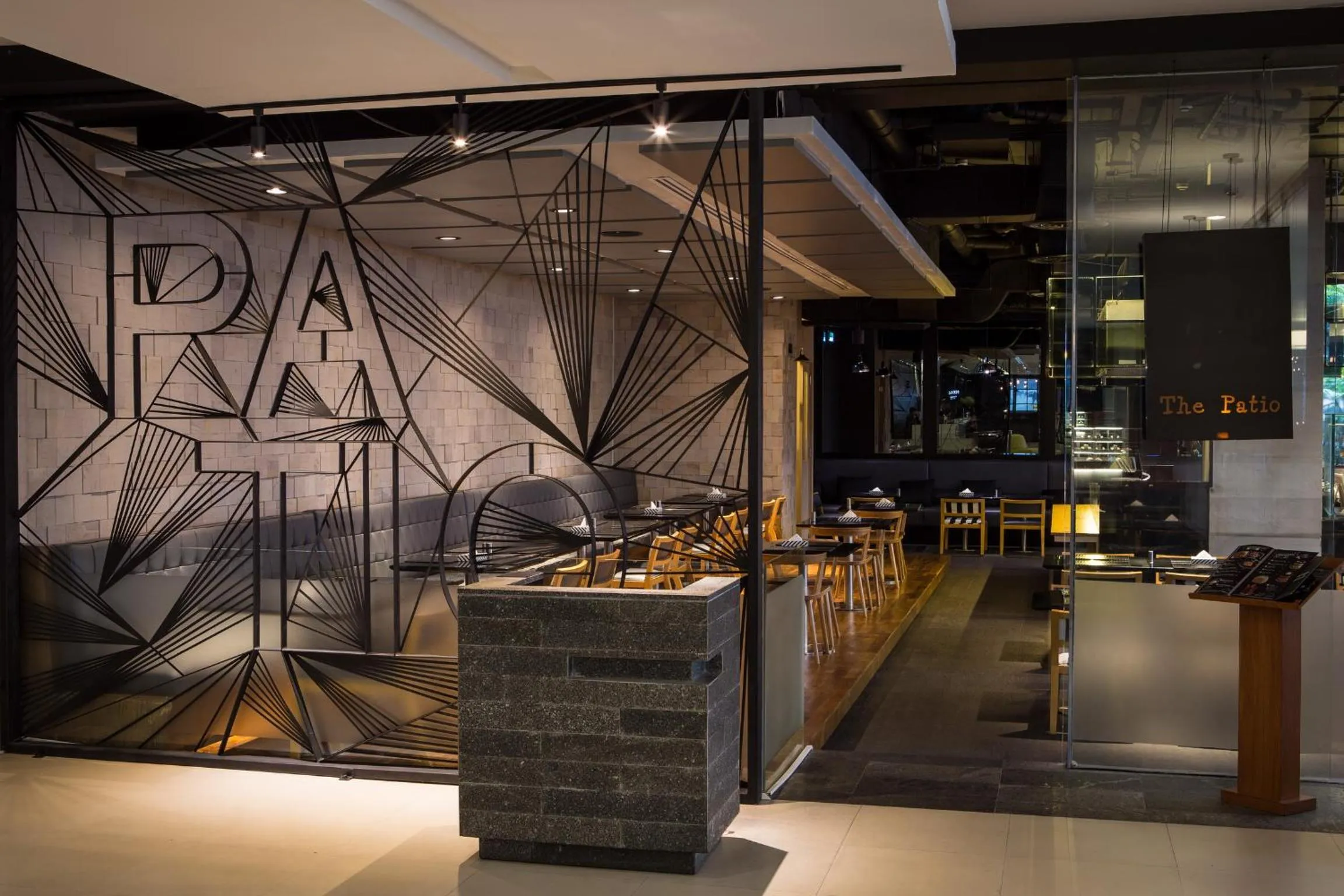 Patio in Hotel Vista