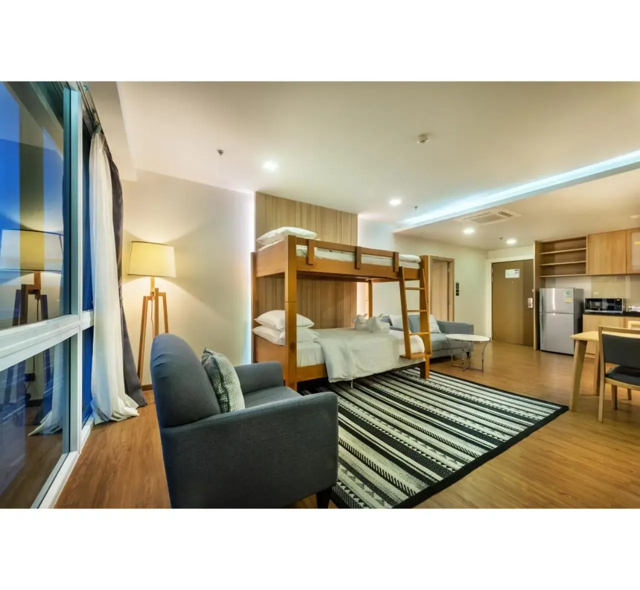 Seating area, Bed in PLAAI Prime Hotel Rayong SHA Extra Plus Seating area, Bed in PLAAI Prime Hotel Rayong SHA Extra Plus