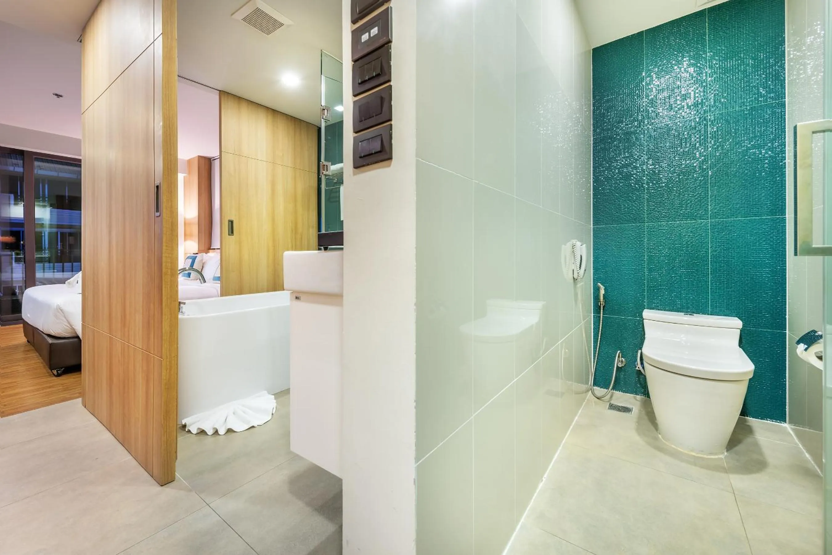 Bathroom in PLAAI Prime Hotel Rayong SHA Extra Plus