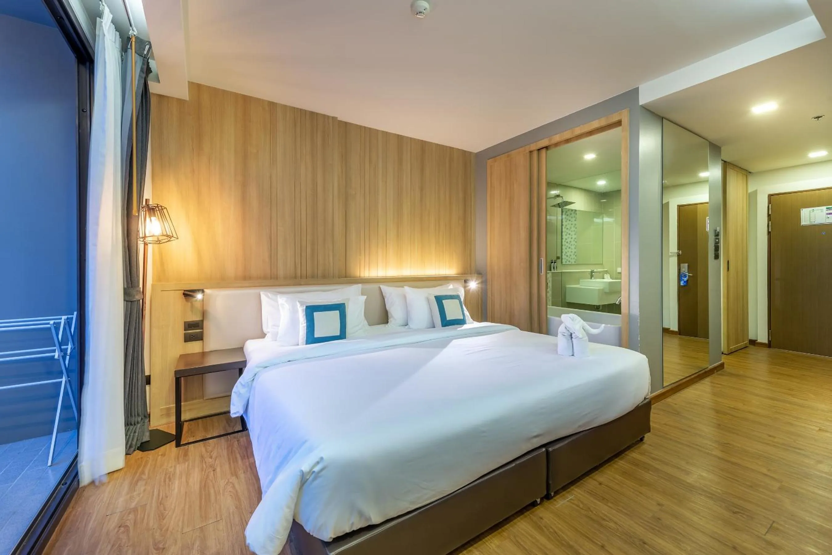 Bedroom, Bed in PLAAI Prime Hotel Rayong SHA Extra Plus