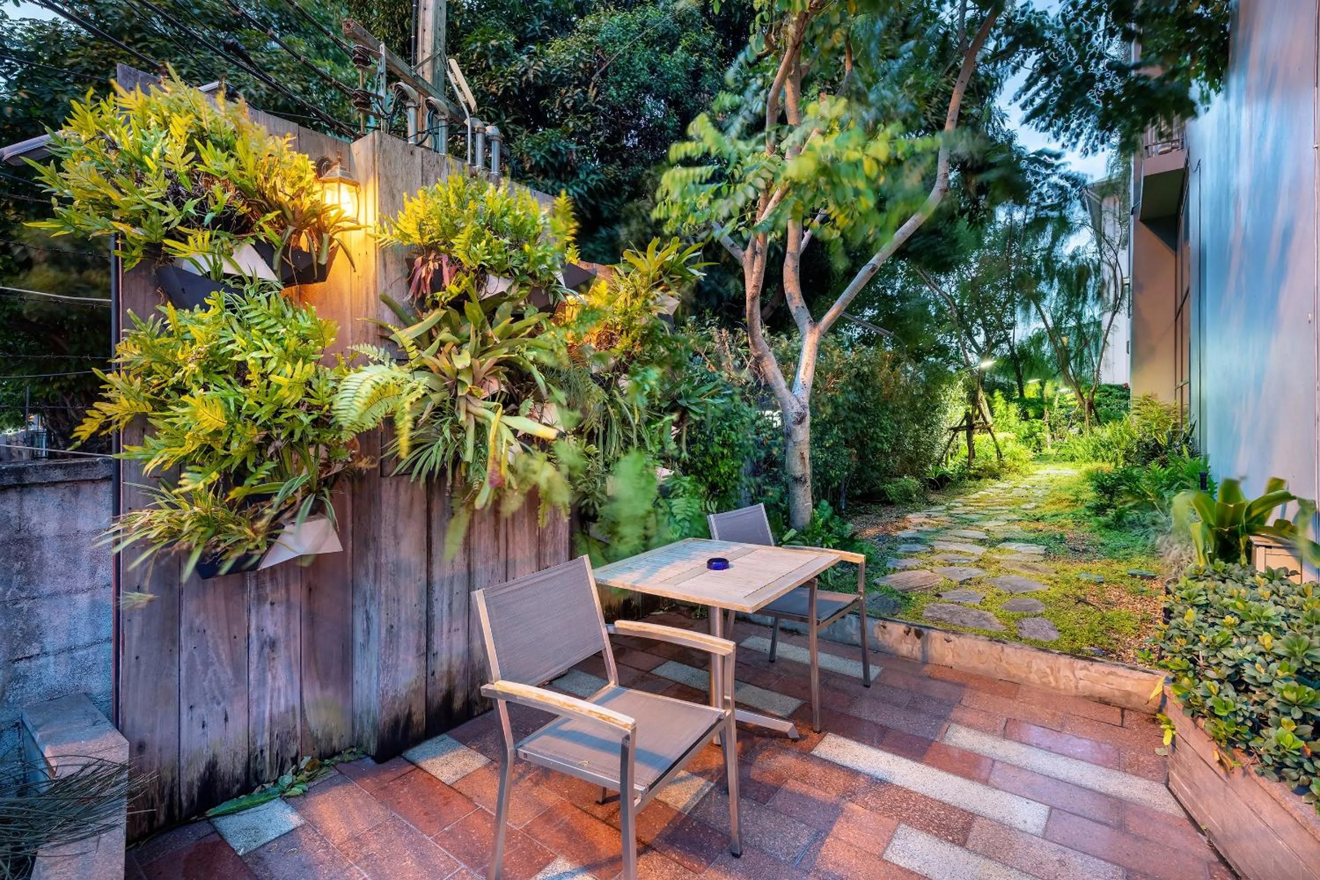 Patio in PLAAI Prime Hotel Rayong SHA Extra Plus