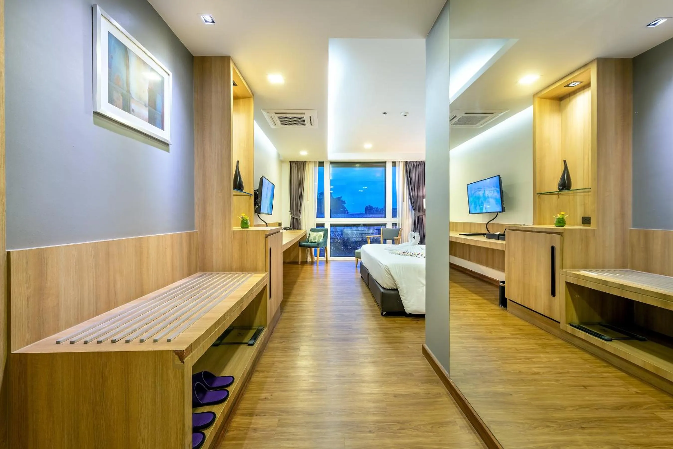 Photo of the whole room, Bed in PLAAI Prime Hotel Rayong SHA Extra Plus