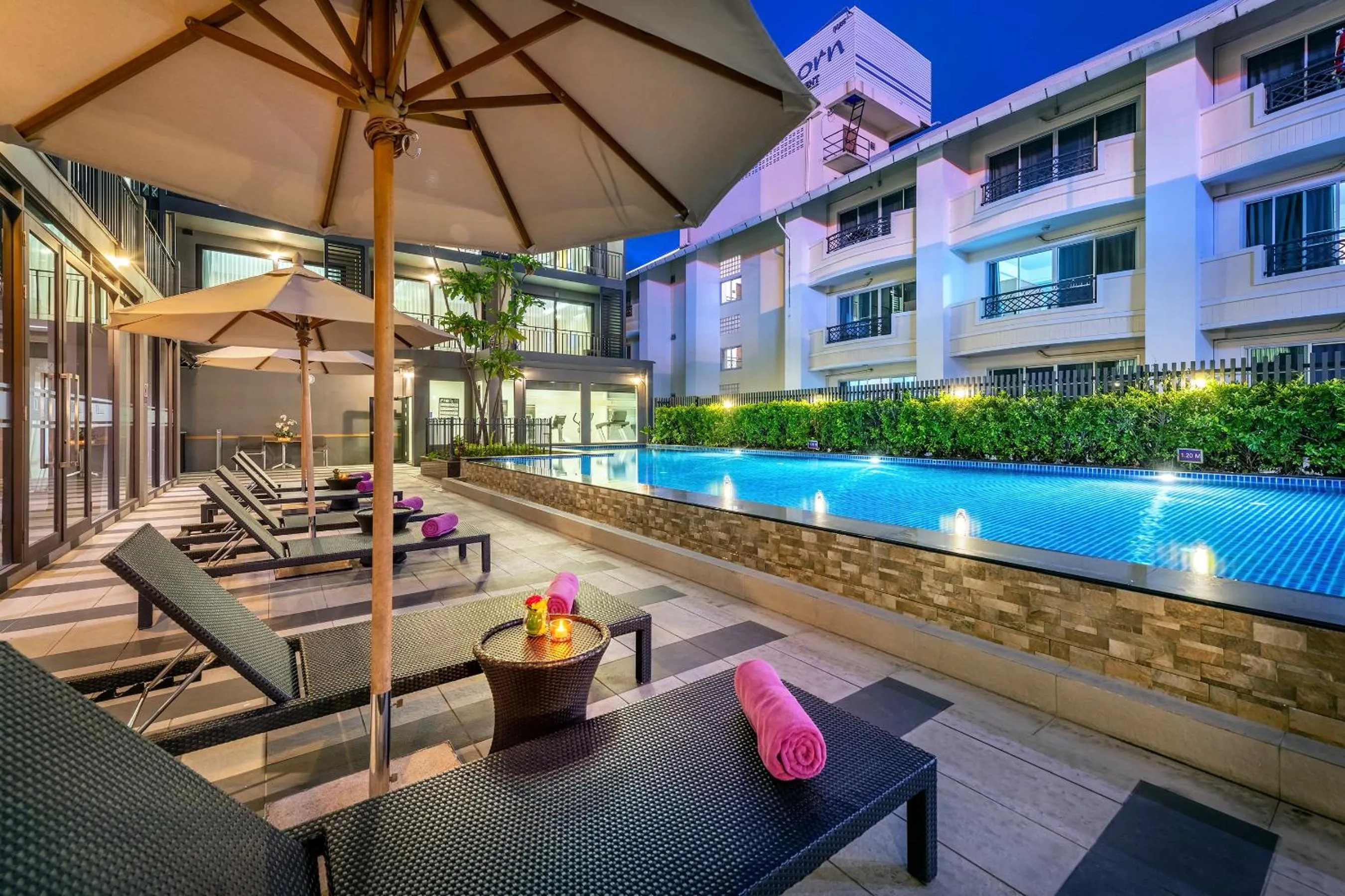 Swimming pool in PLAAI Prime Hotel Rayong SHA Extra Plus