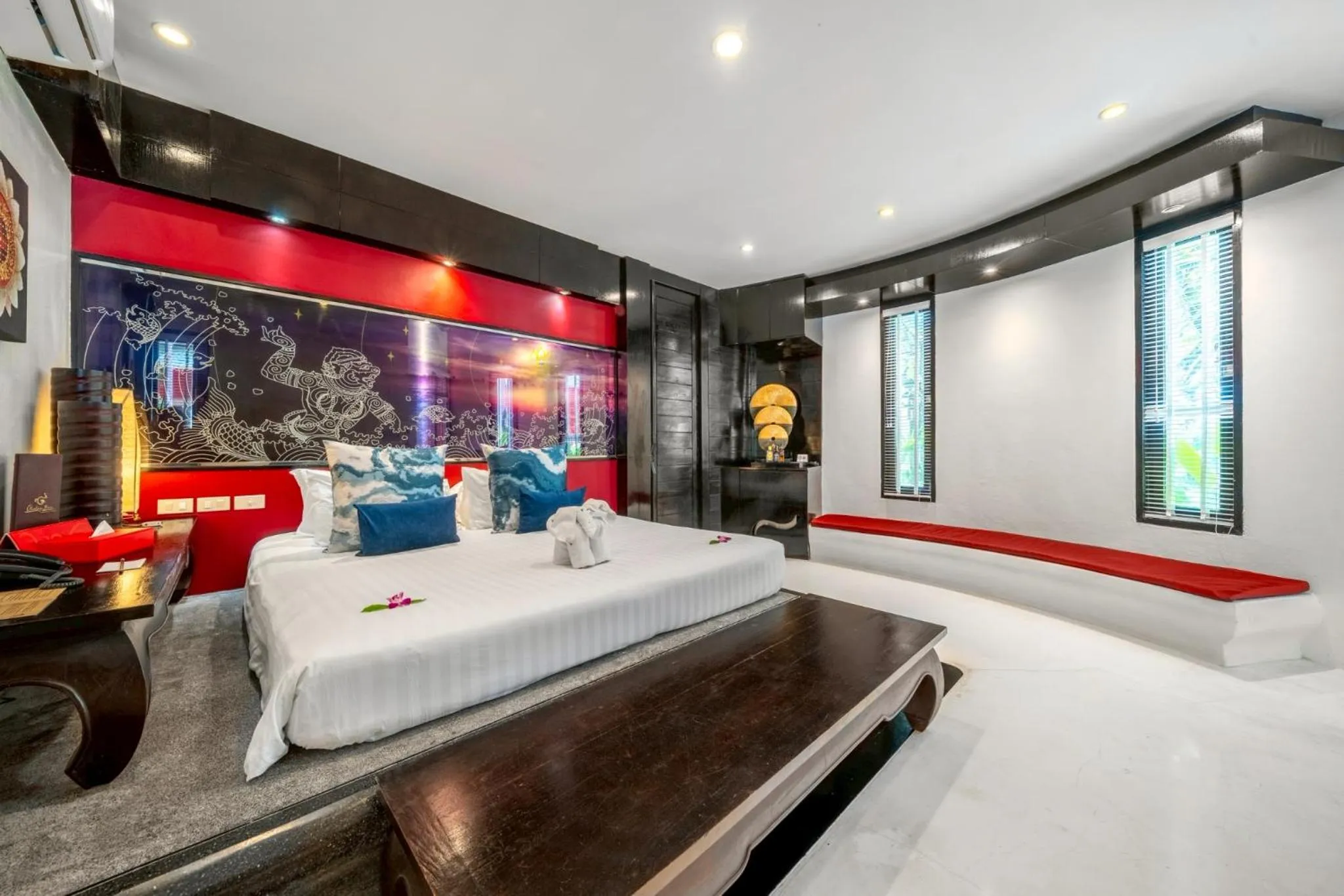 Photo of the whole room, Bed in Kirikayan Boutique Resort - SHA Extra Plus