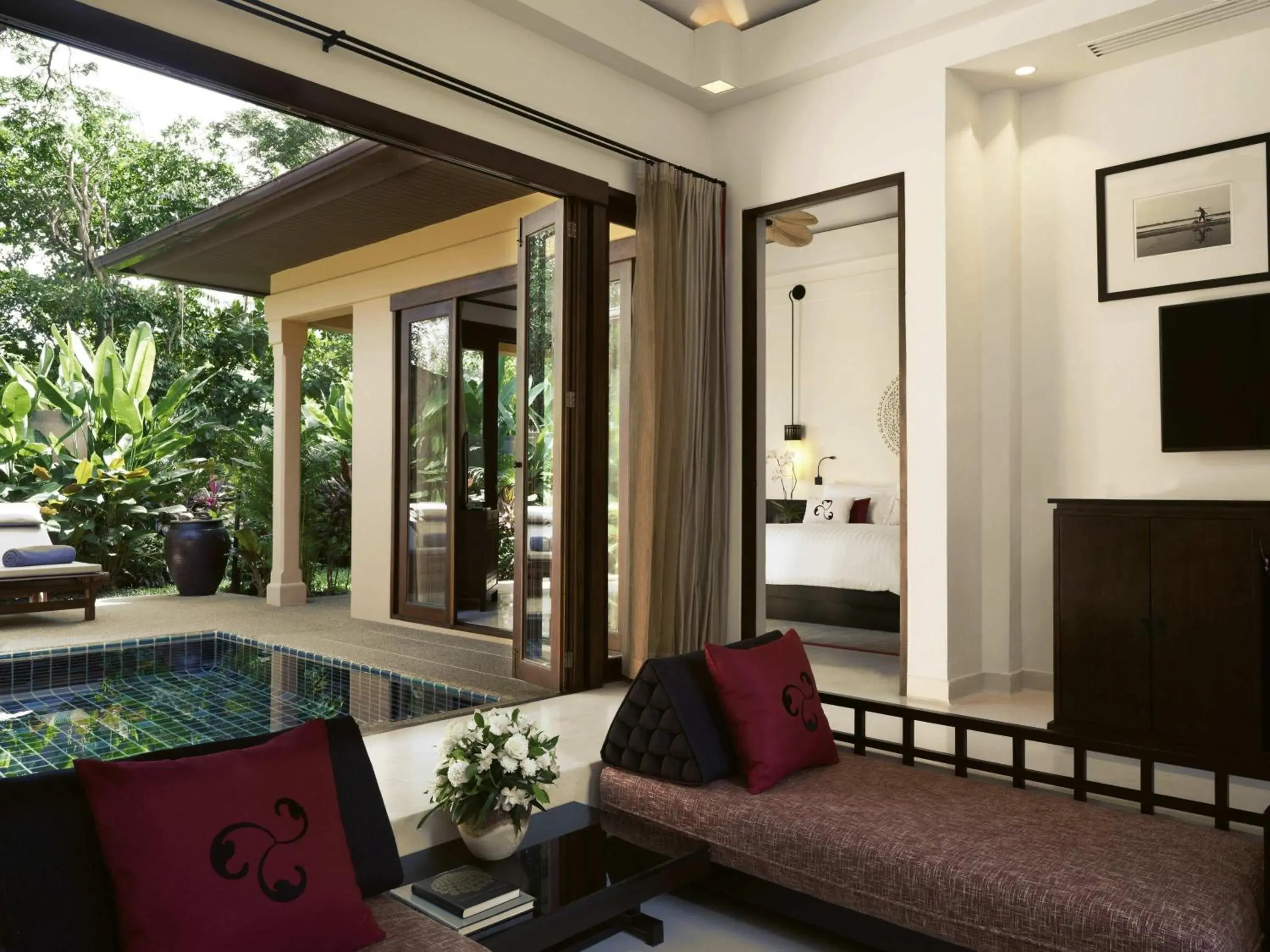 Bedroom in Mövenpick Asara Resort & Spa Hua Hin Bedroom in Mövenpick Asara Resort & Spa Hua Hin