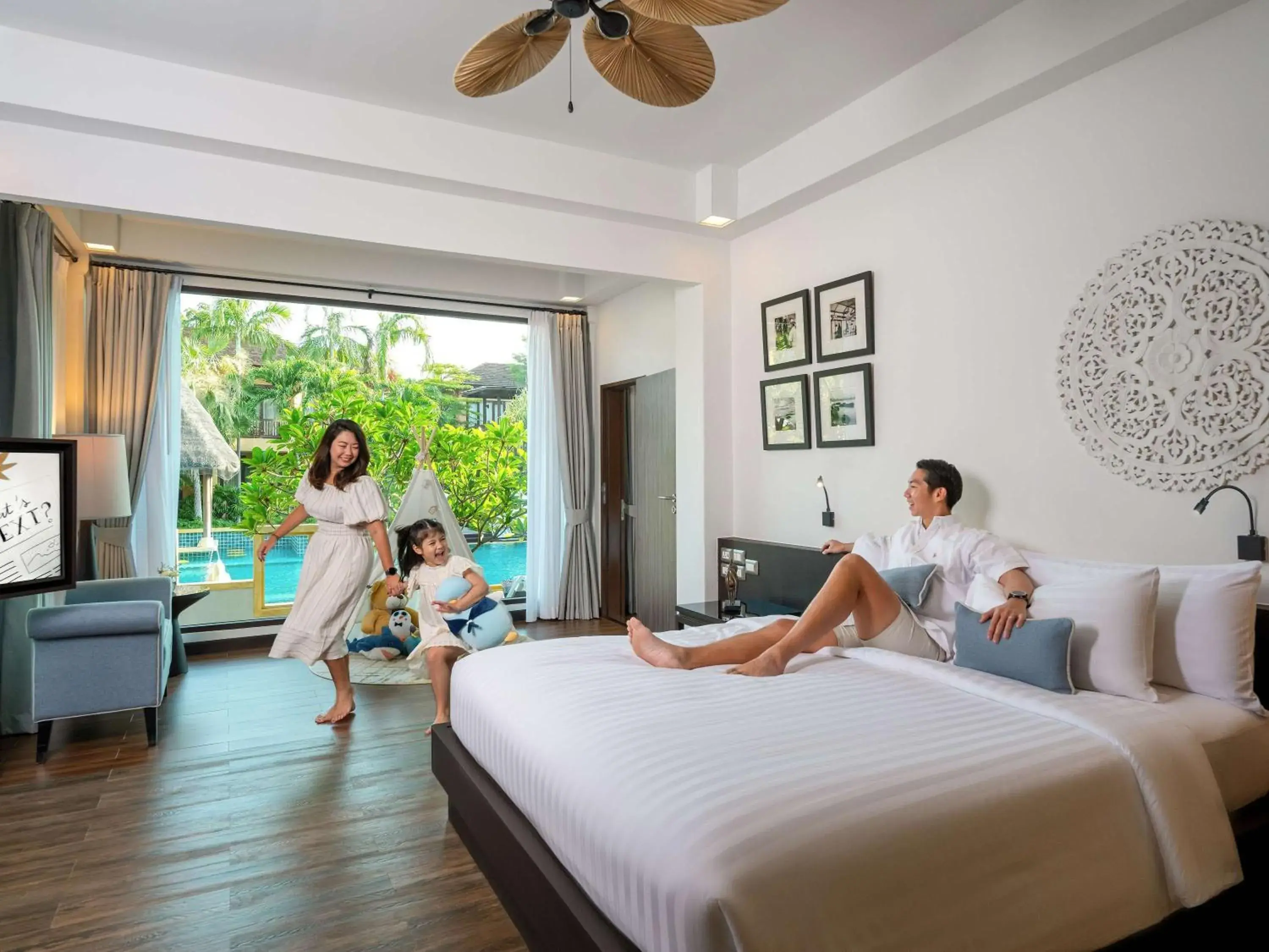 Bedroom, Bed in Mövenpick Asara Resort & Spa Hua Hin Bedroom, Bed in Mövenpick Asara Resort & Spa Hua Hin