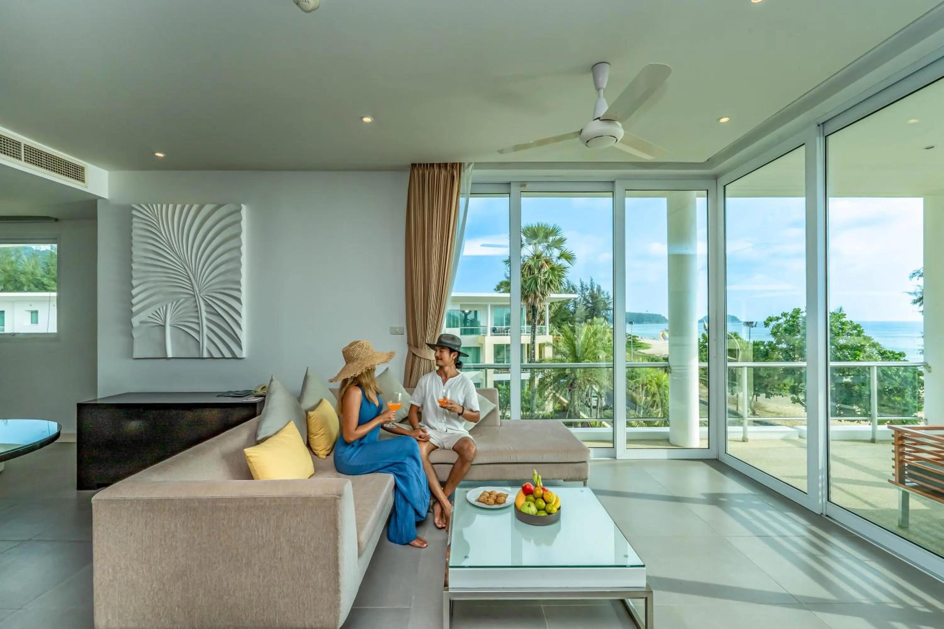 Living room in Paradox Resort Phuket