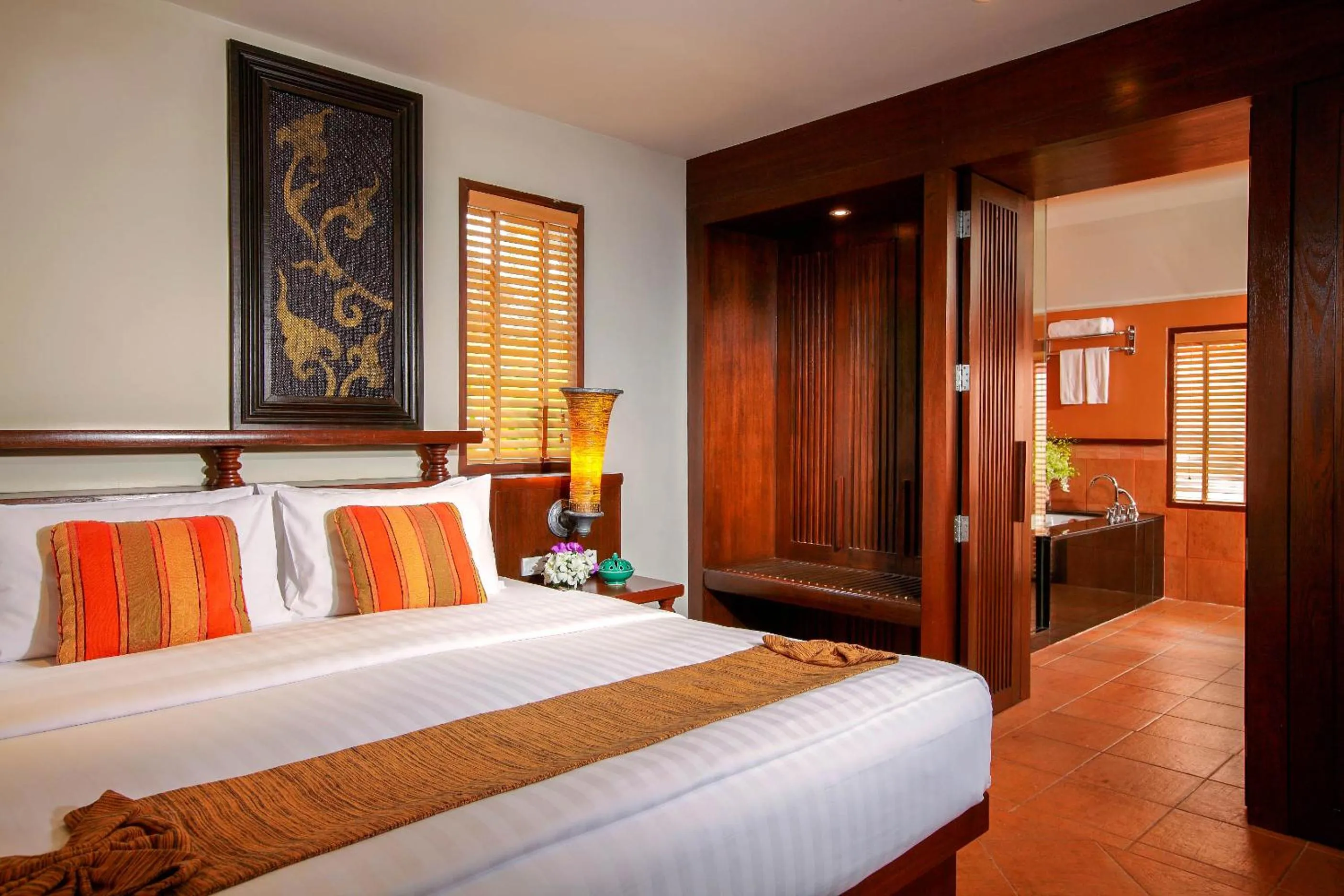 Bed in Paradox Resort Phuket